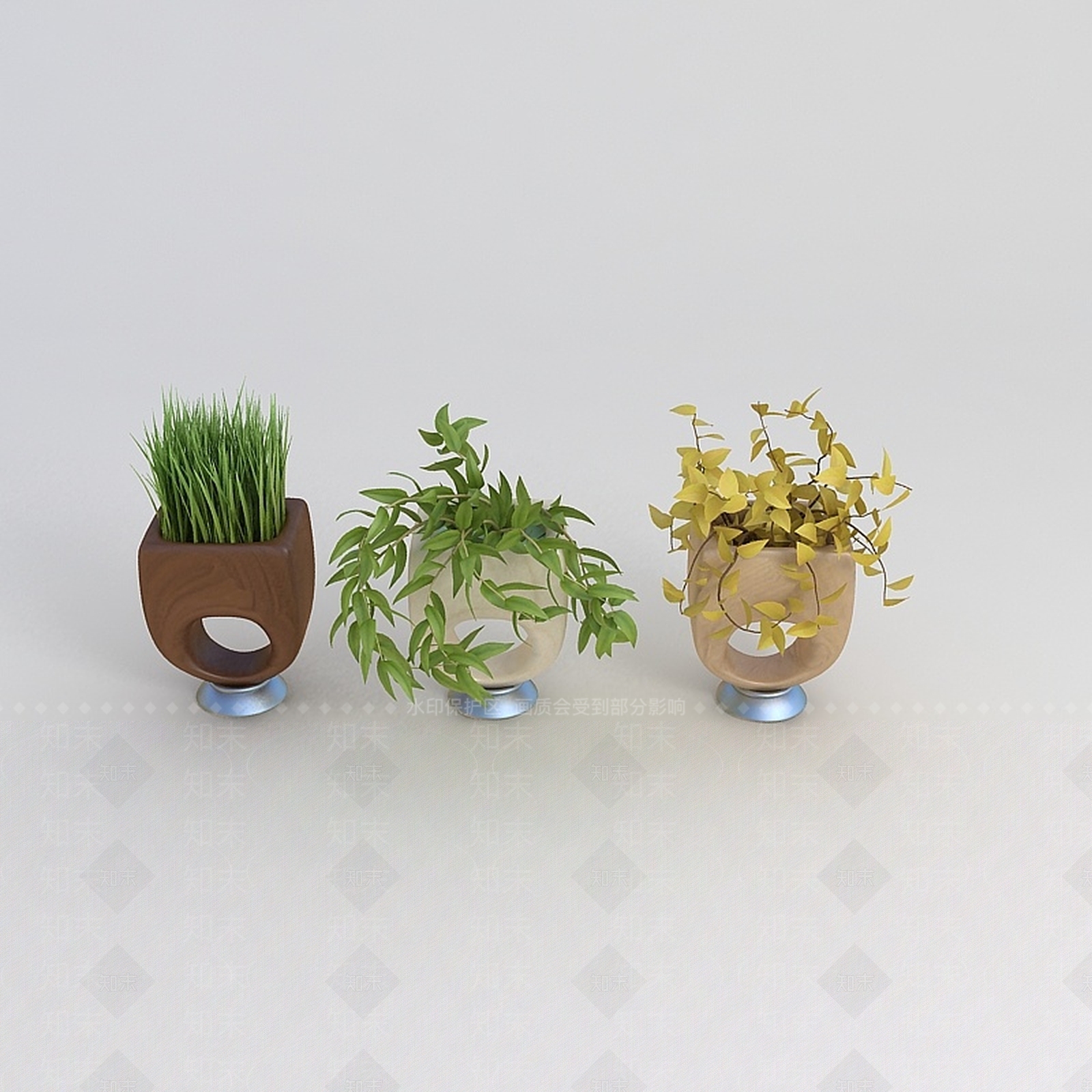 现代陈设品3D模型下载【ID:1198213867】
