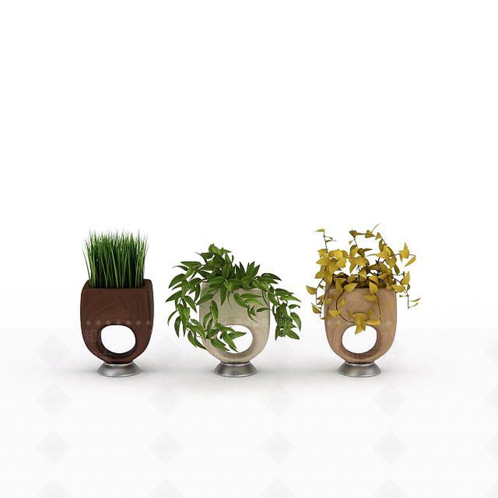 现代陈设品3D模型下载【ID:1198213867】