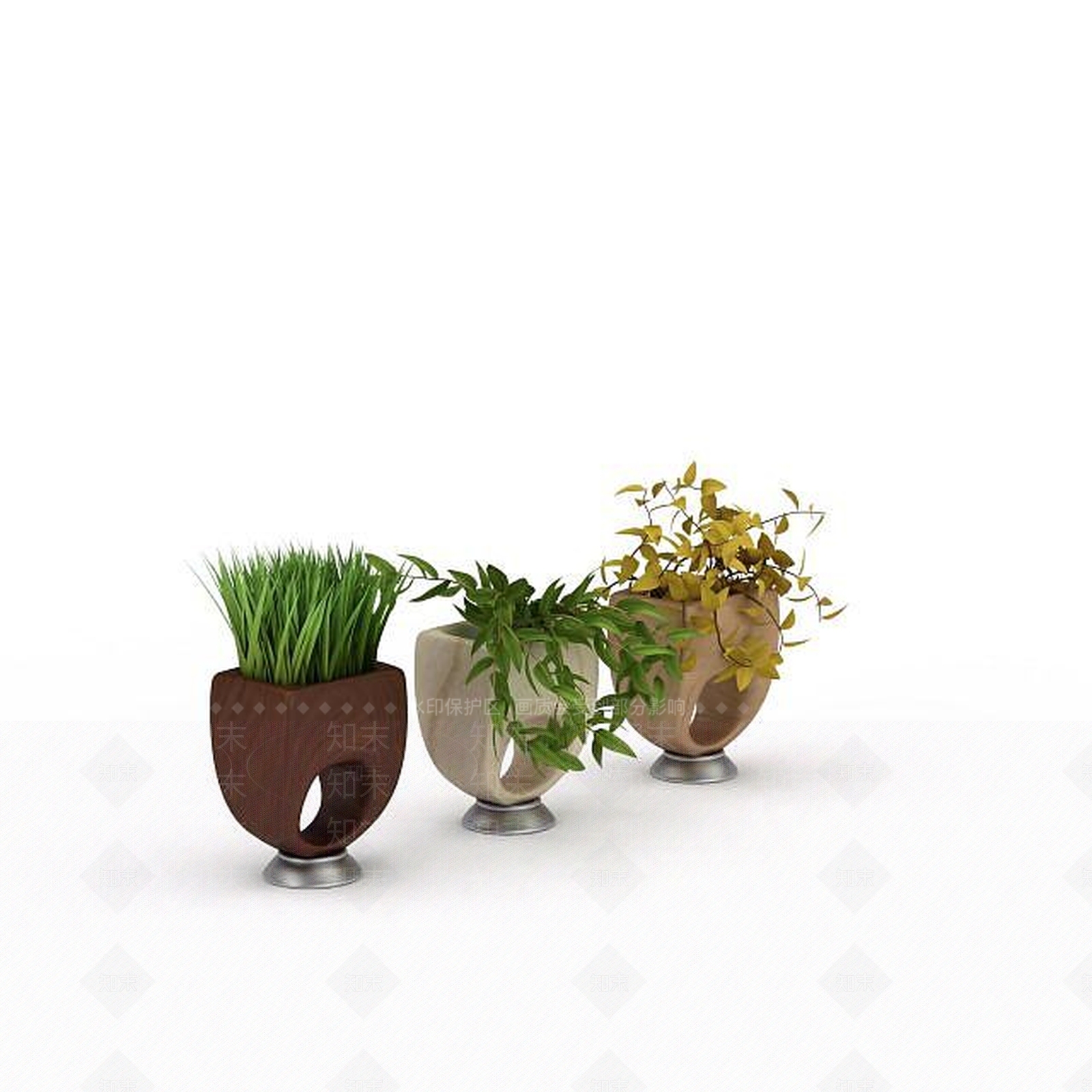 现代陈设品3D模型下载【ID:1198213867】