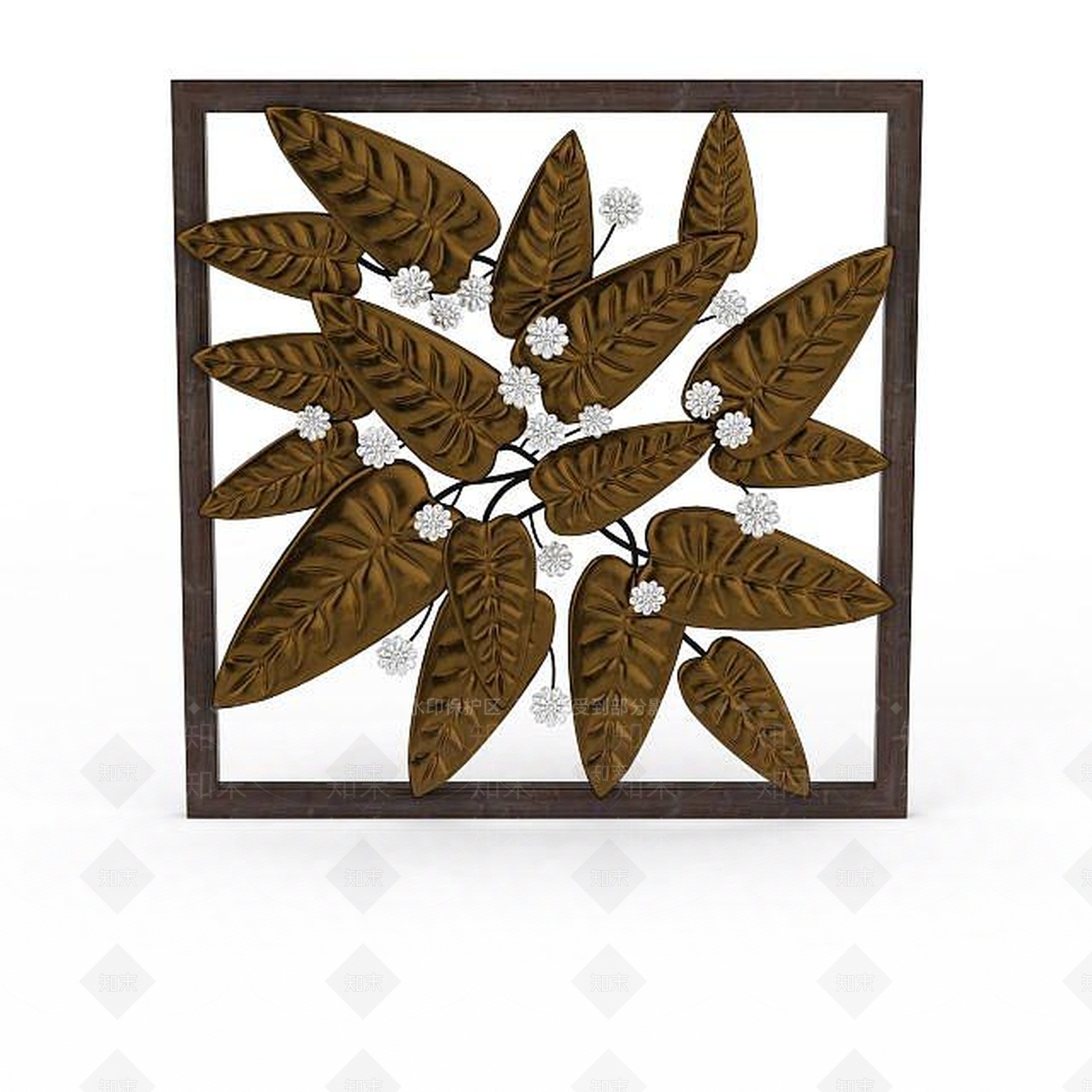 现代客厅陈设品3D模型下载【ID:1198213937】