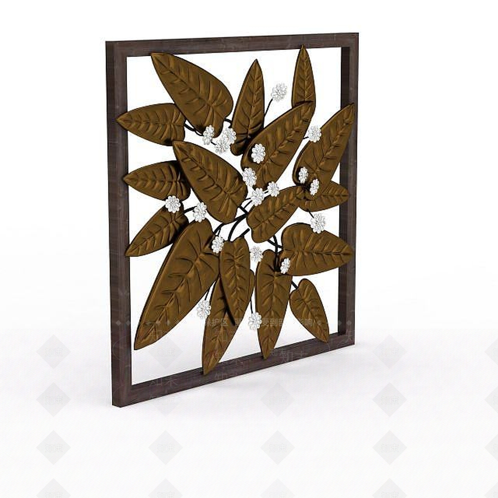 现代客厅陈设品3D模型下载【ID:1198213937】