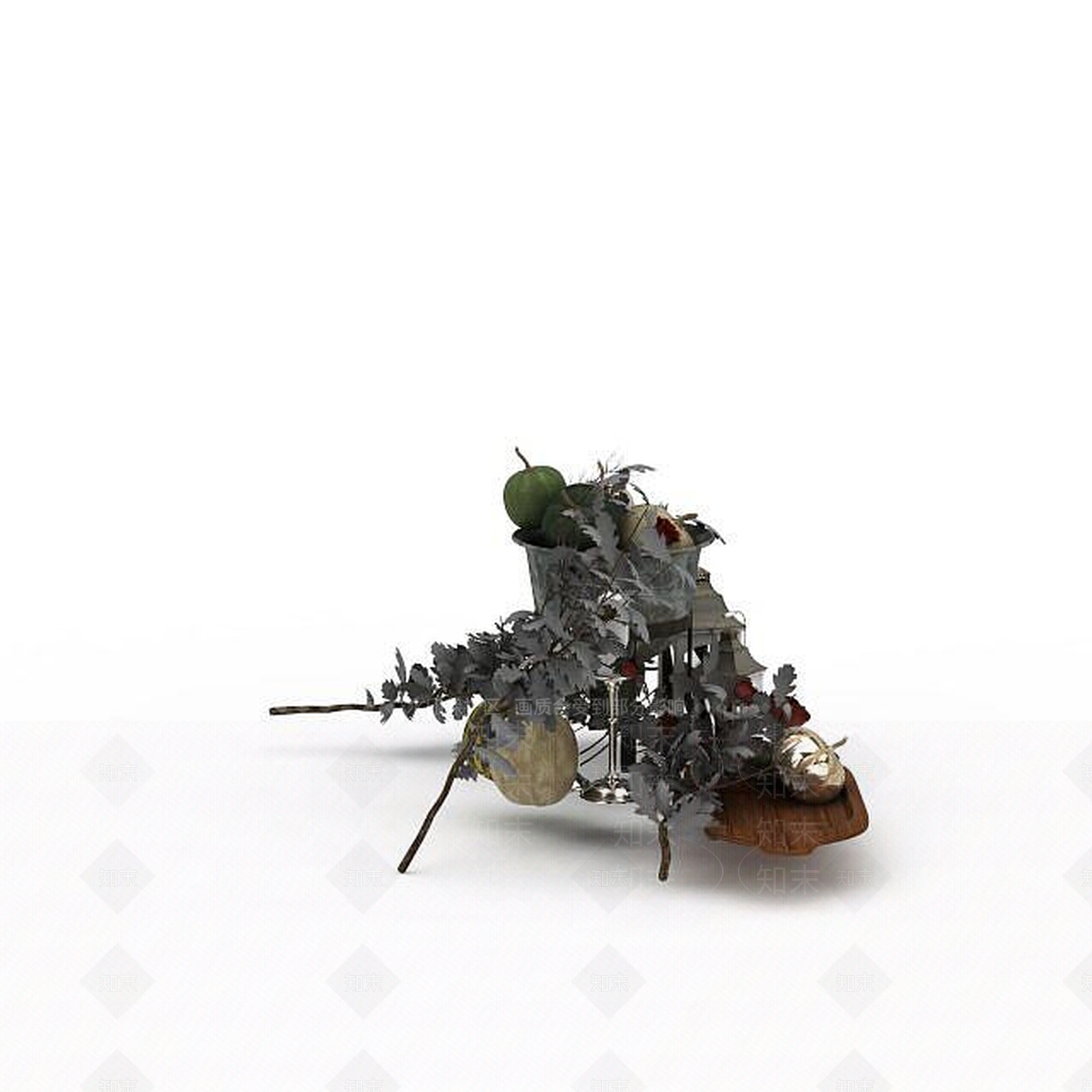 现代工艺品摆件3D模型下载【ID:1198214400】