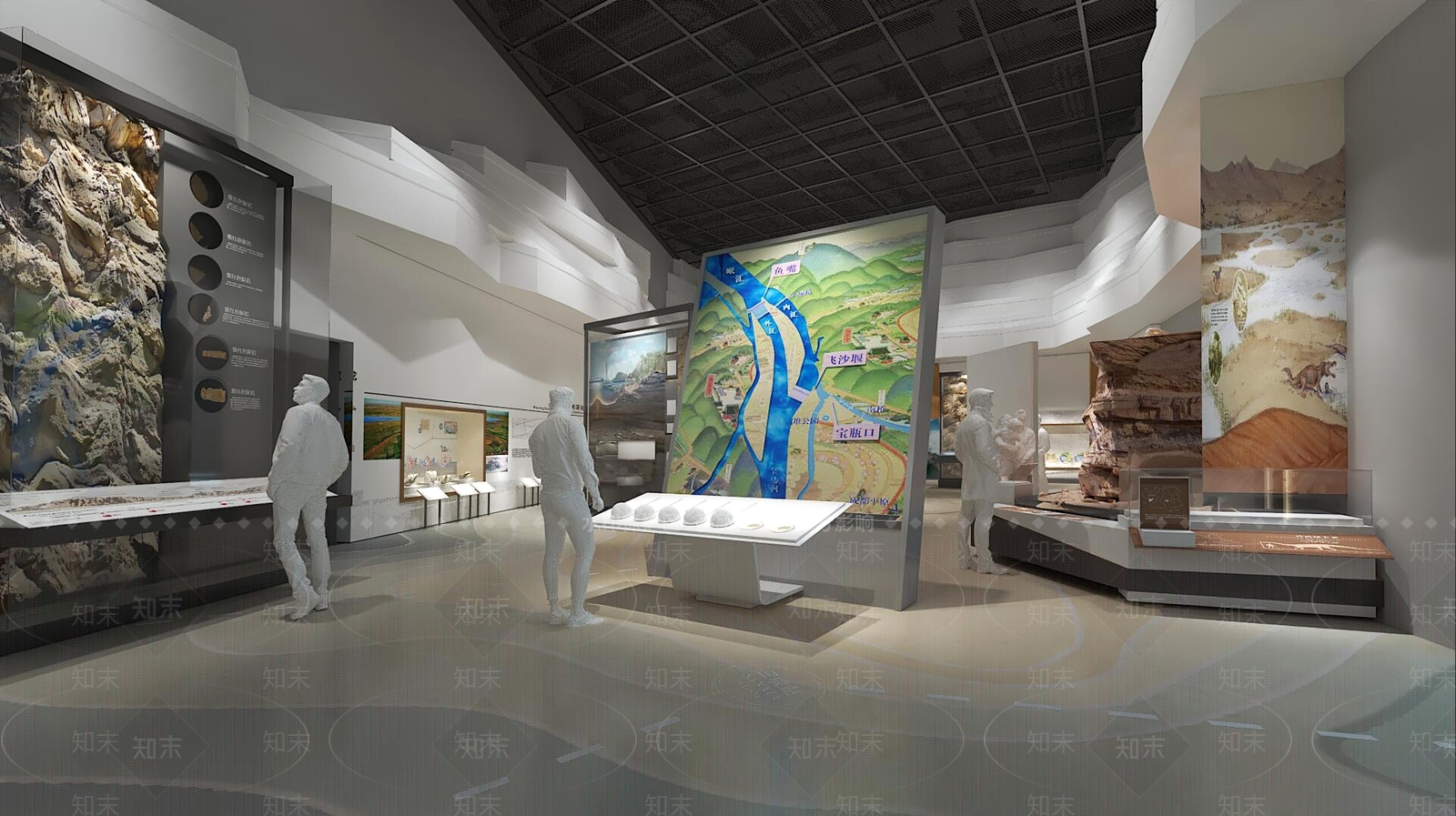 现代其他展厅3D模型下载【ID:1198218123】