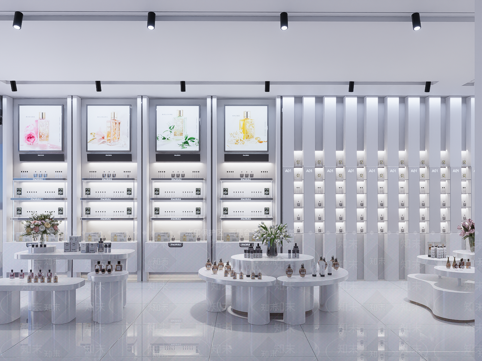 现代美妆店SU模型下载【ID:1198216241】