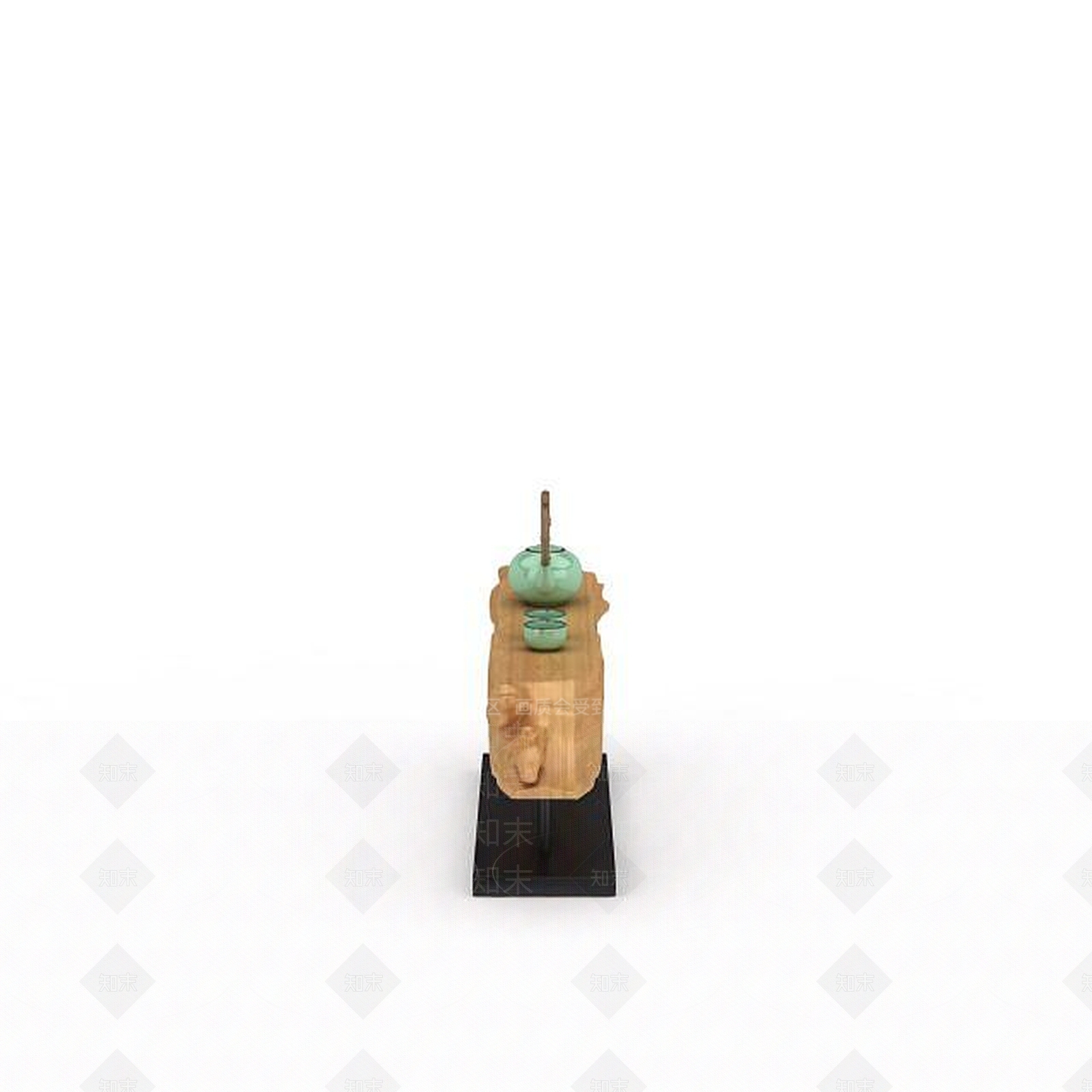 现代陈设品3D模型下载【ID:1198214842】