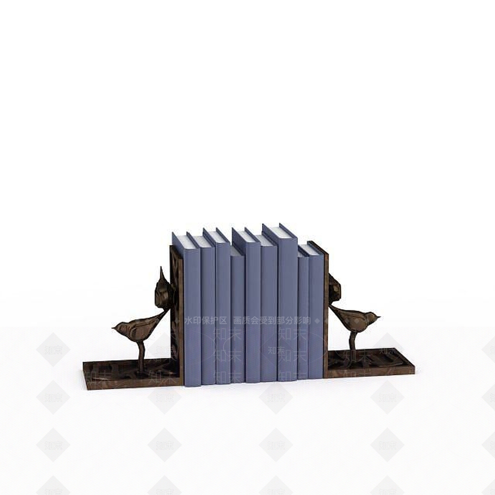 现代办公司陈设品3D模型下载【ID:1198215462】