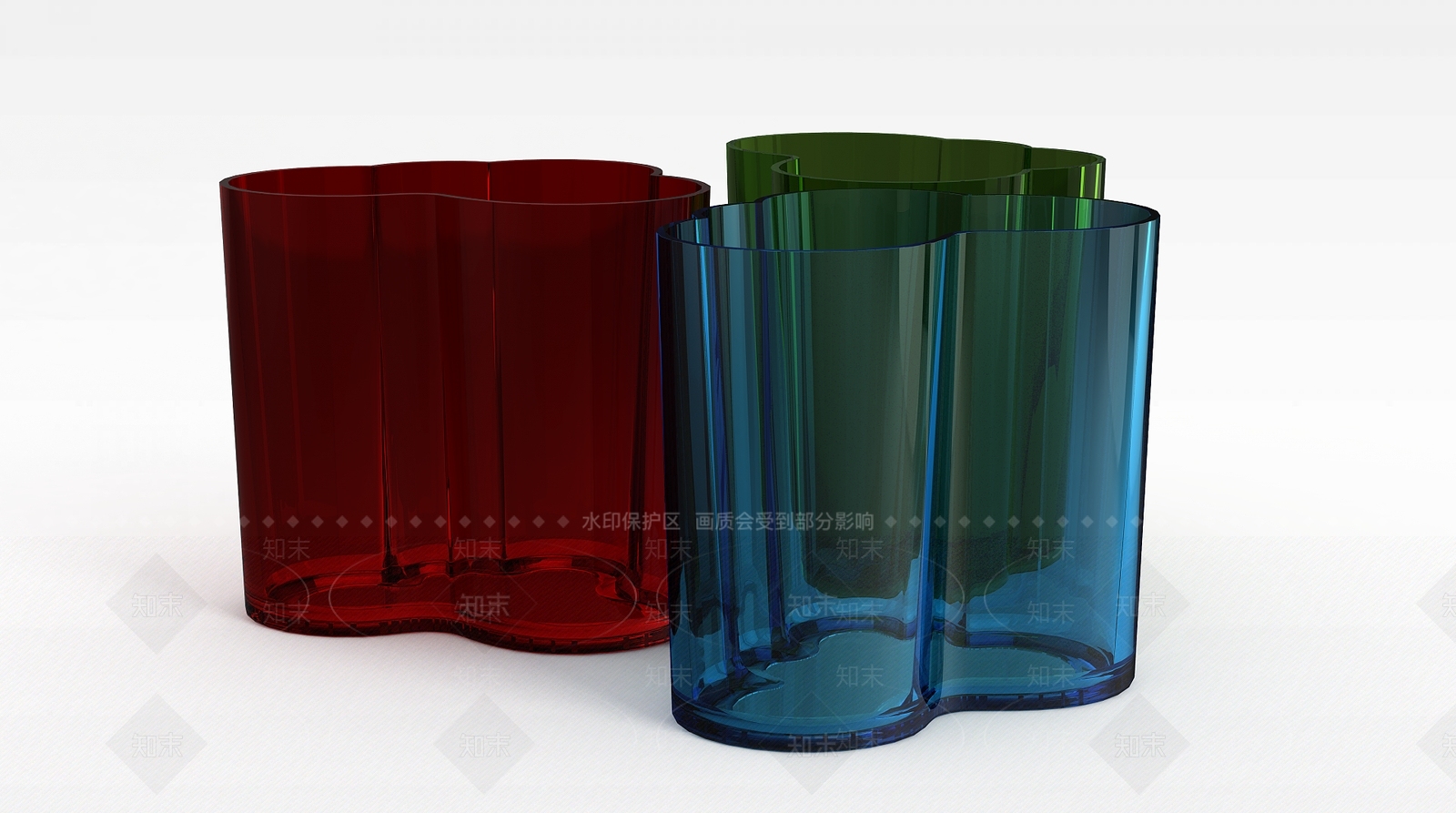 现代创意杯子3D模型下载【ID:1198216465】