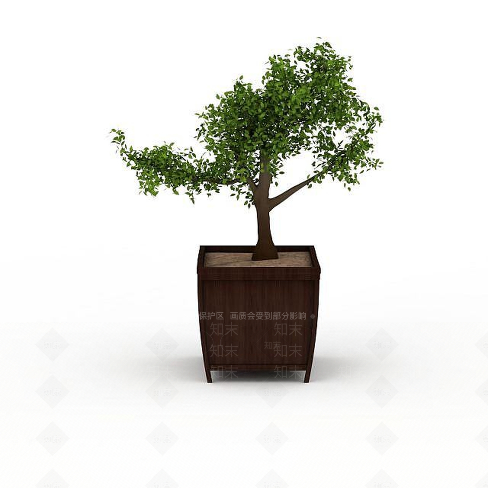 现代室内盆栽3D模型下载【ID:1198217503】