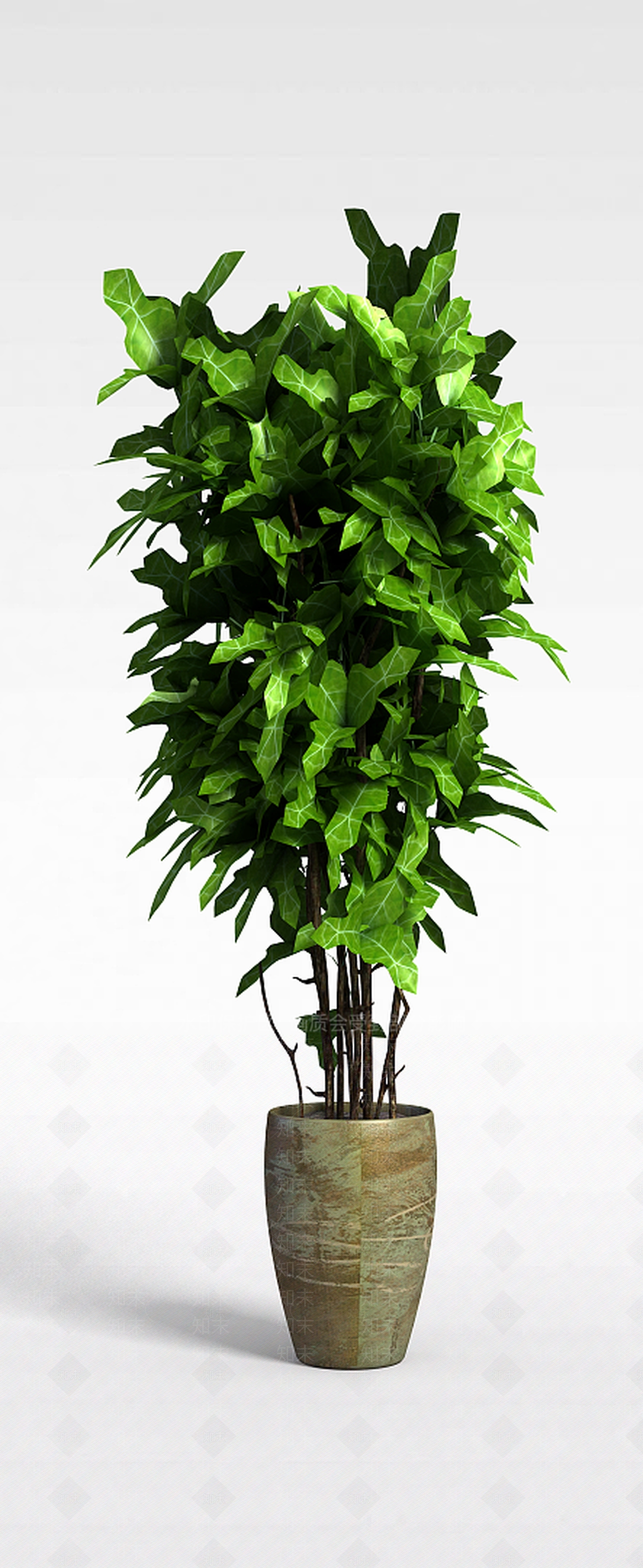 现代办公室绿植3D模型下载【ID:1198217643】