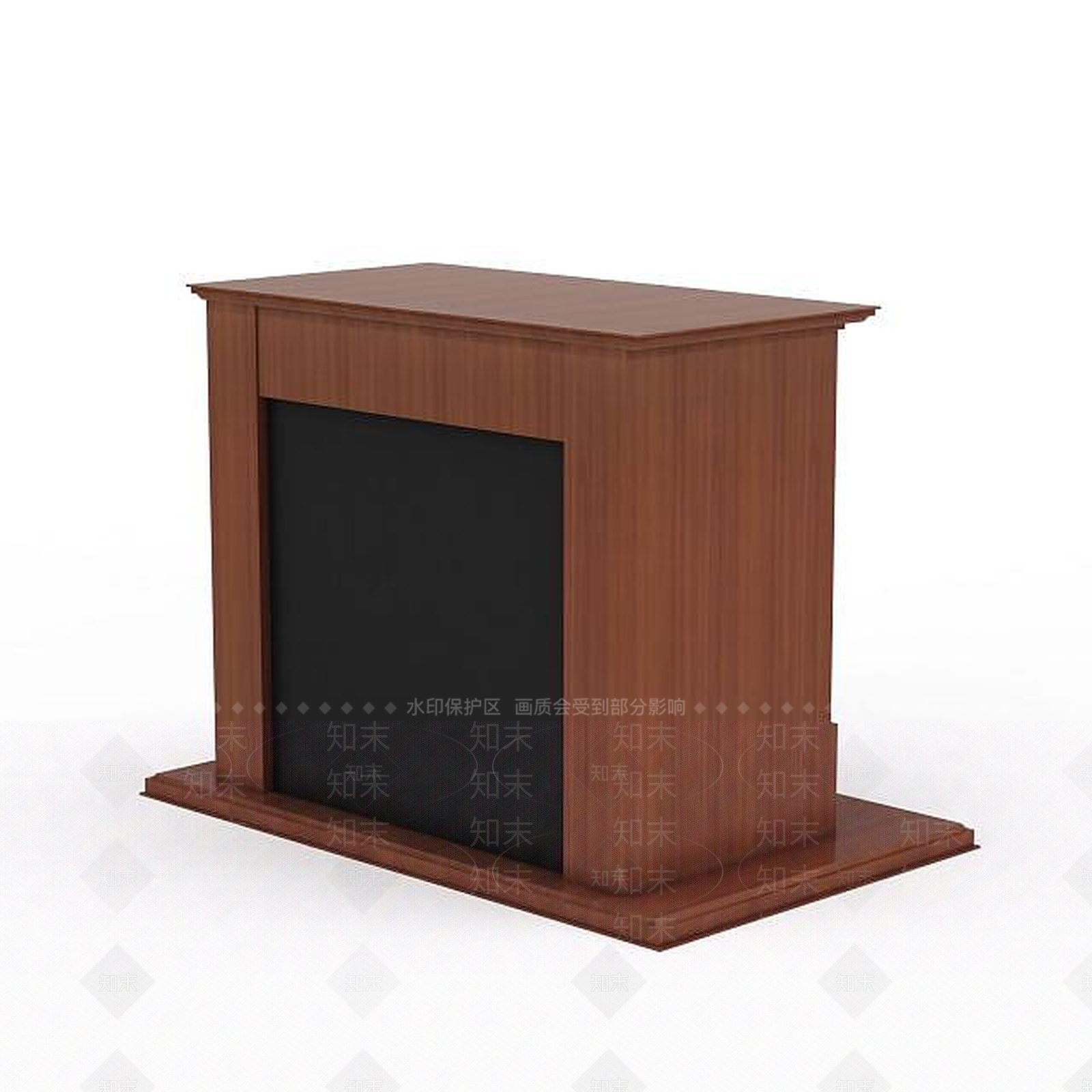 现代室内真火壁炉3D模型下载【ID:1198220084】
