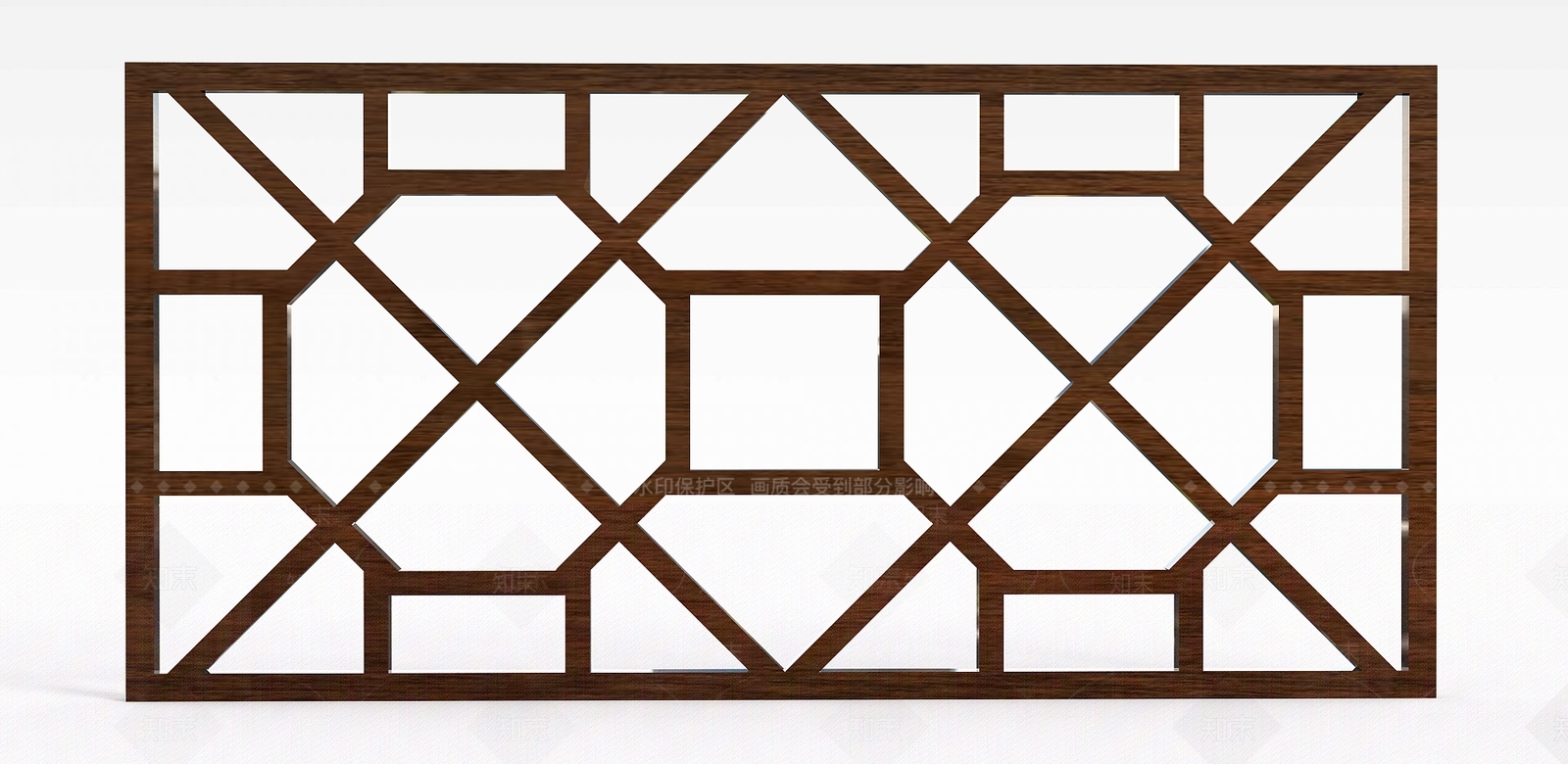 中式门窗花格3D模型下载【ID:1198220556】