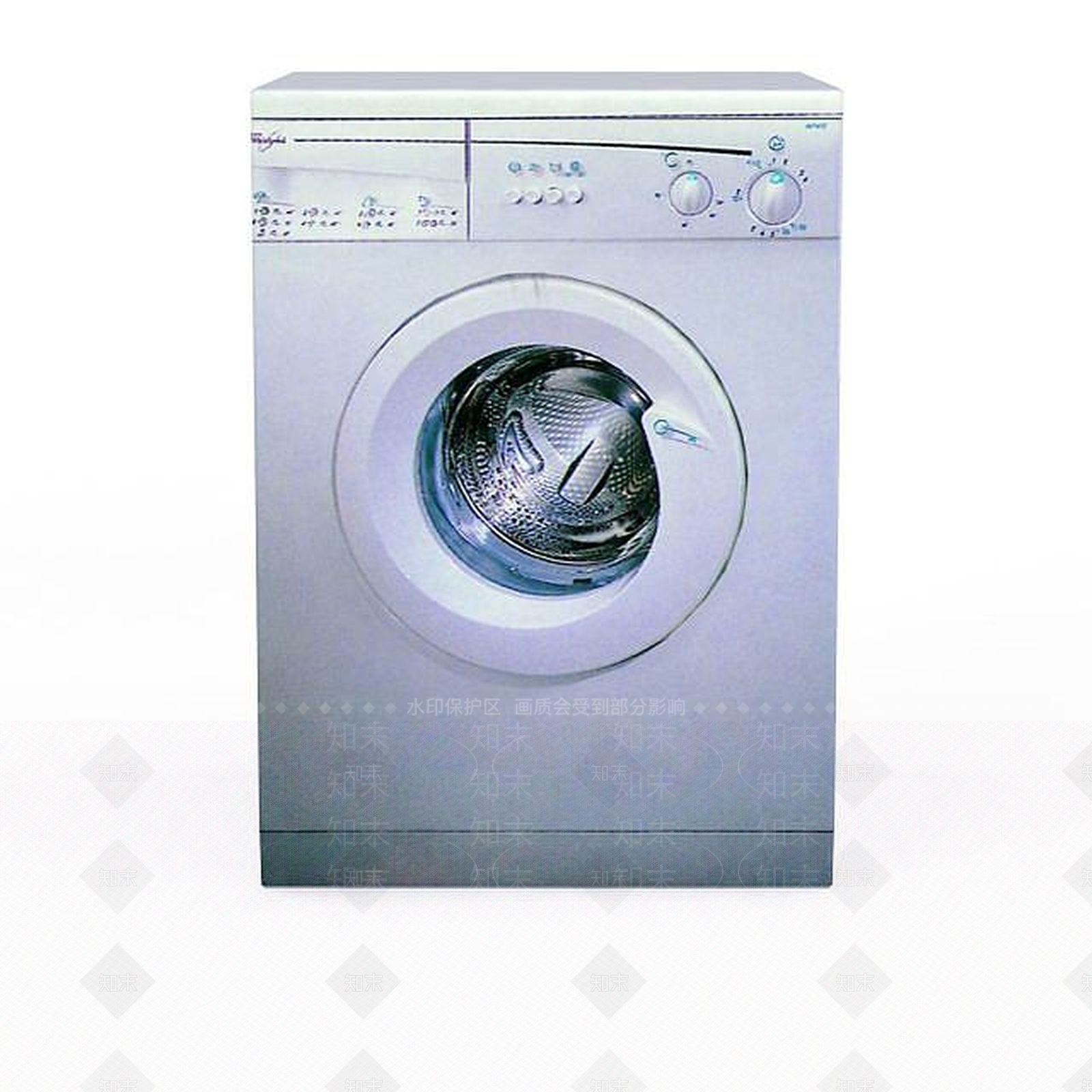 现代家用全自动洗衣机3D模型下载【ID:1198221838】