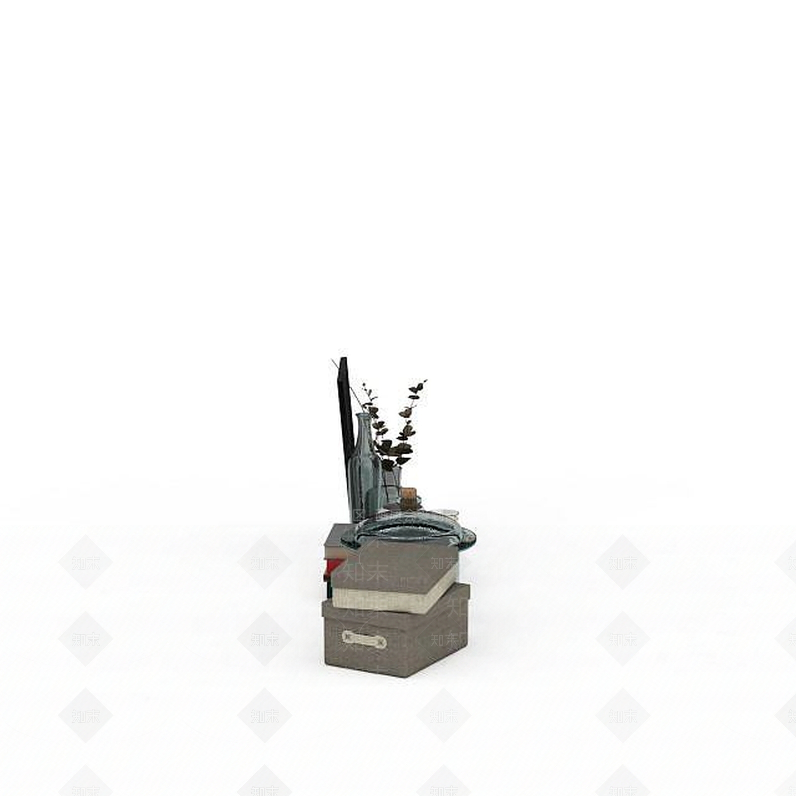 现代室内陈设品3D模型下载【ID:1198222947】