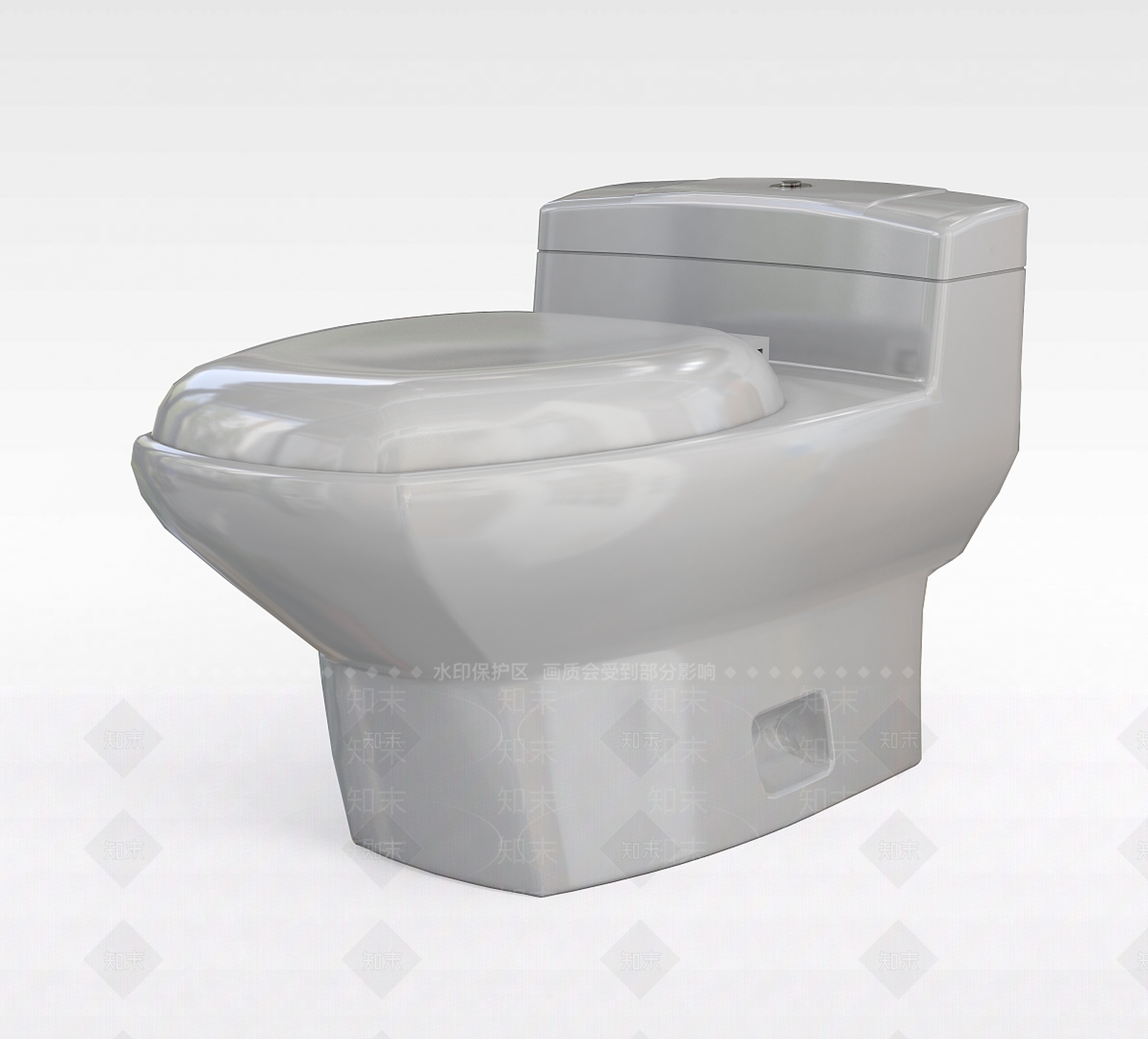 现代坐便器3D模型下载【ID:1198223638】