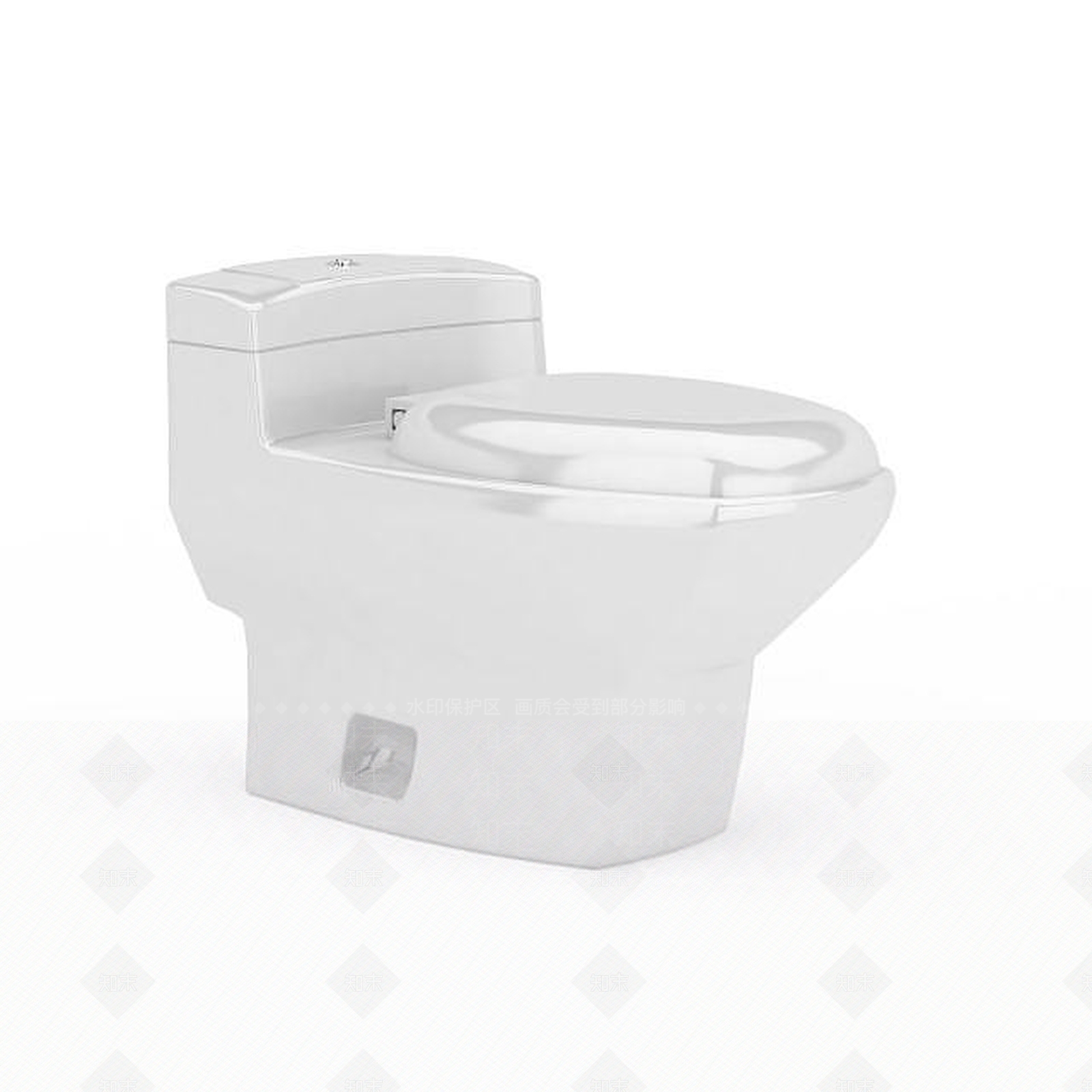现代坐便器3D模型下载【ID:1198223638】