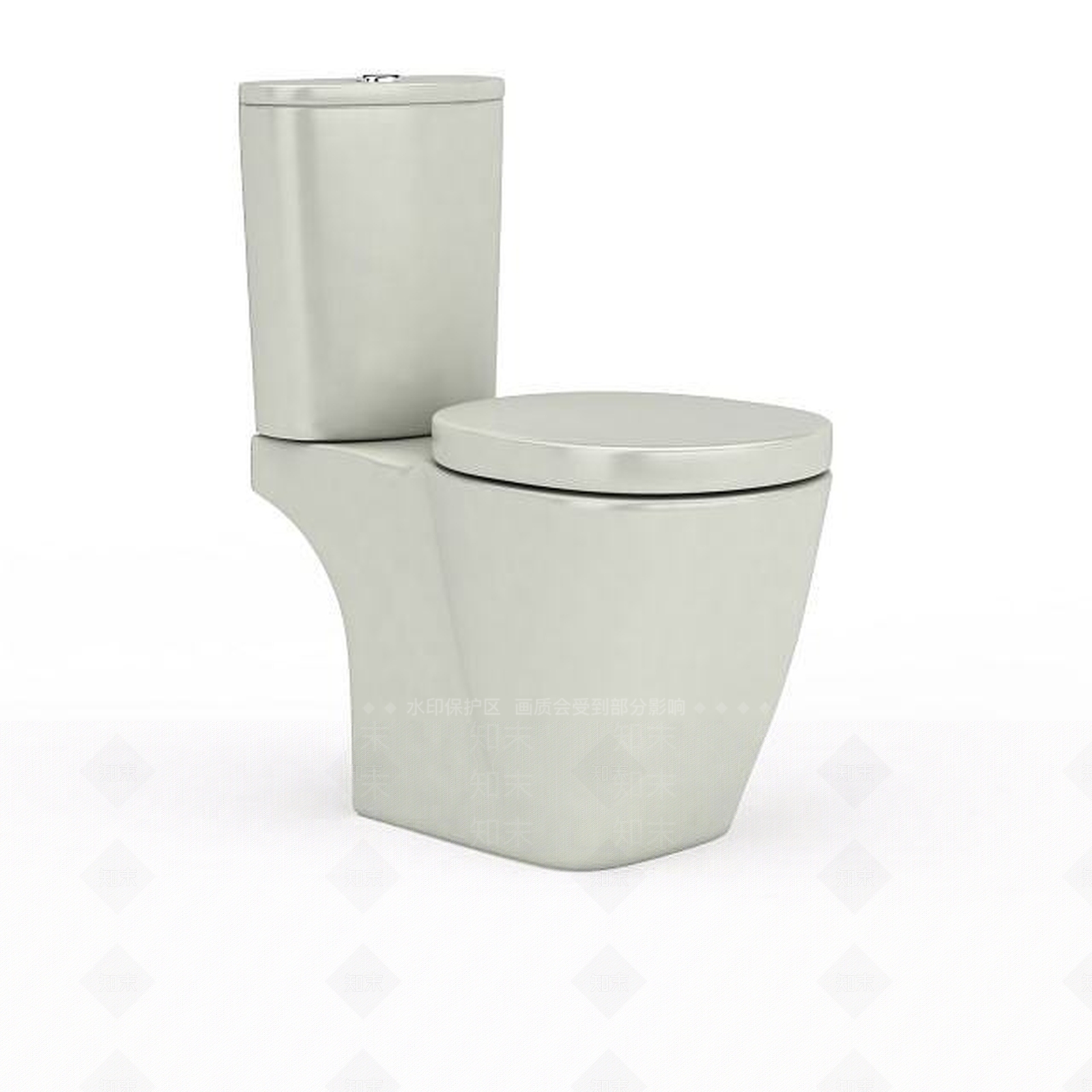 现代公共坐便器3D模型下载【ID:1198224395】