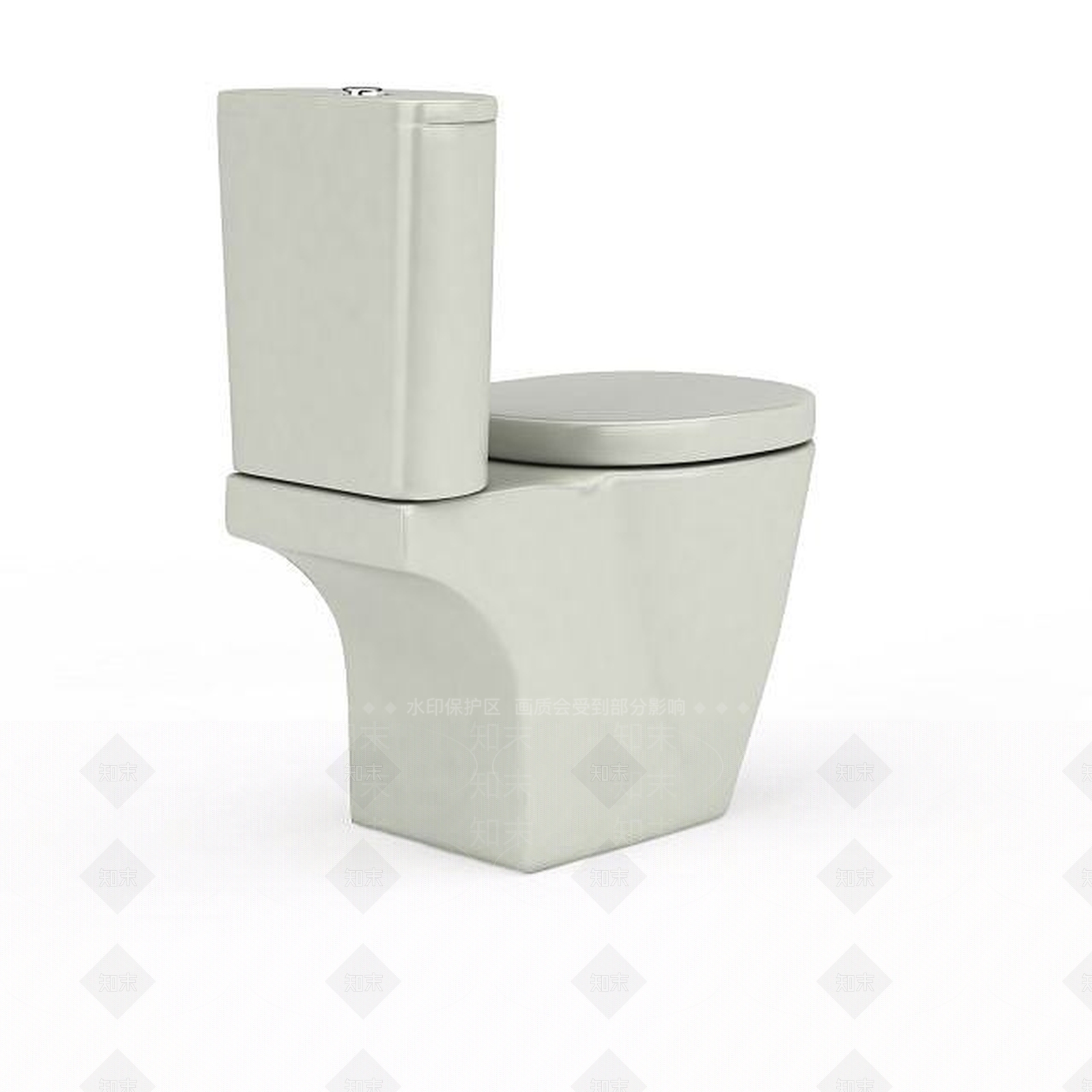 现代公共坐便器3D模型下载【ID:1198224395】