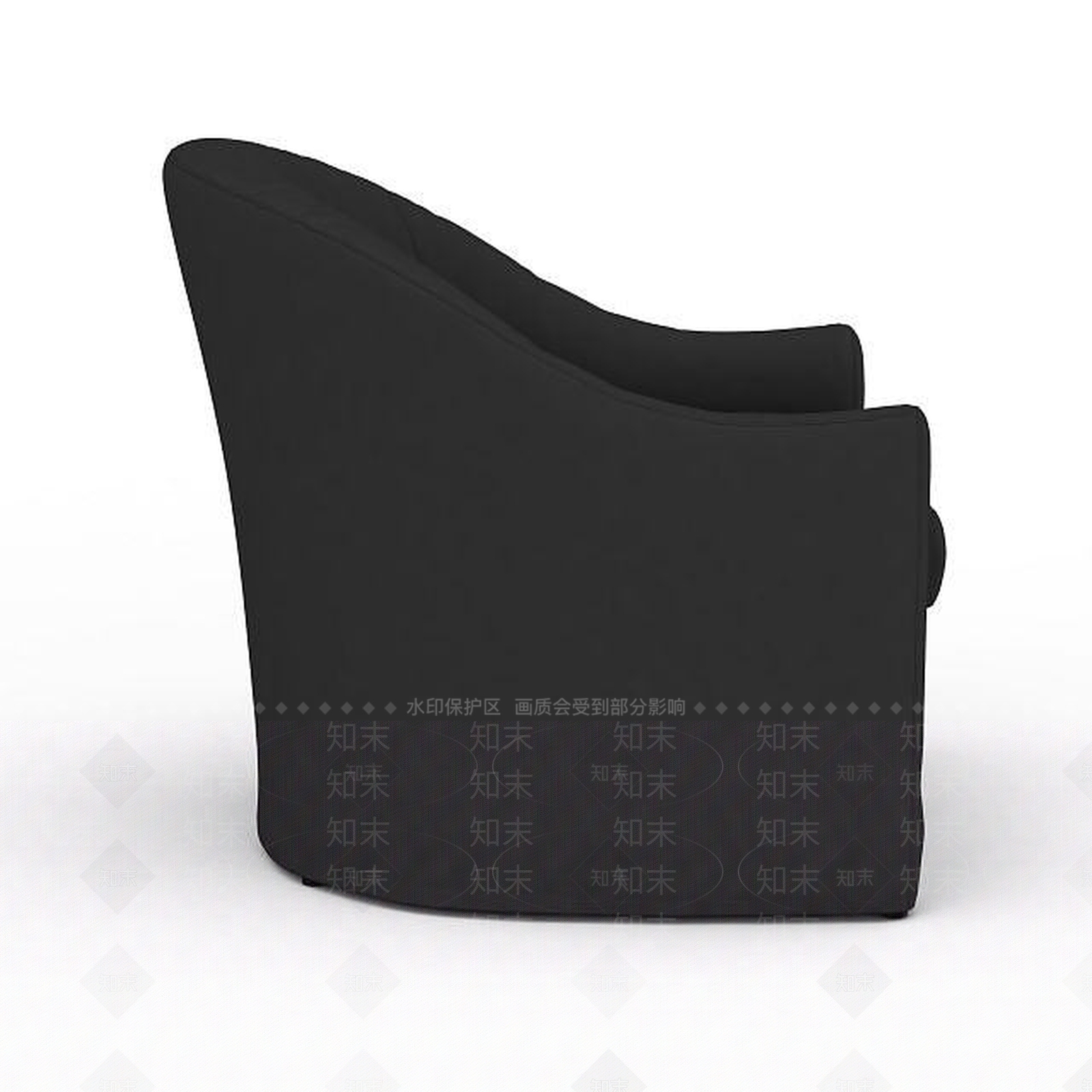 现代单人沙发3D模型下载【ID:1198225049】