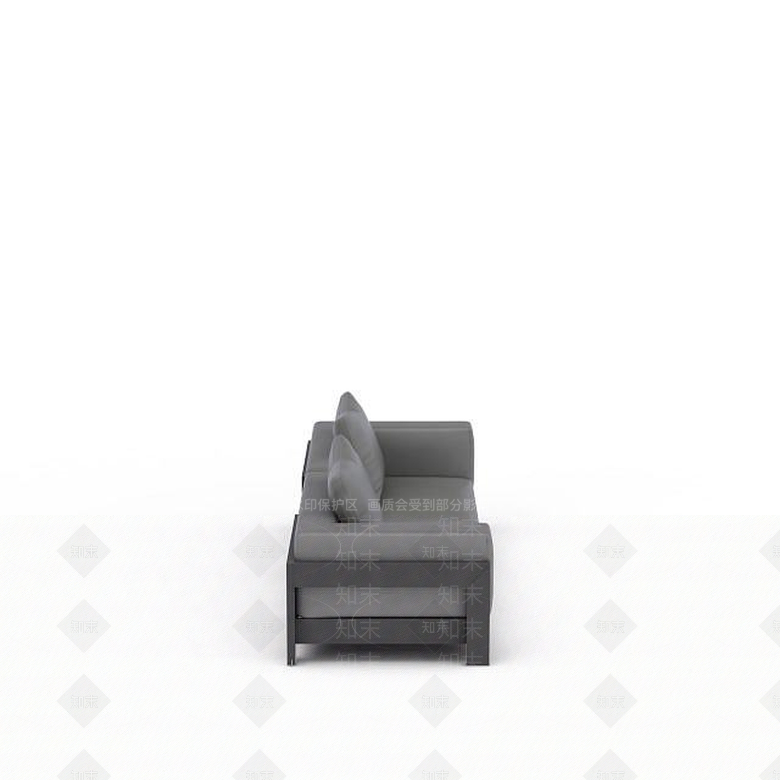 现代室内双人沙发3D模型下载【ID:1198225633】