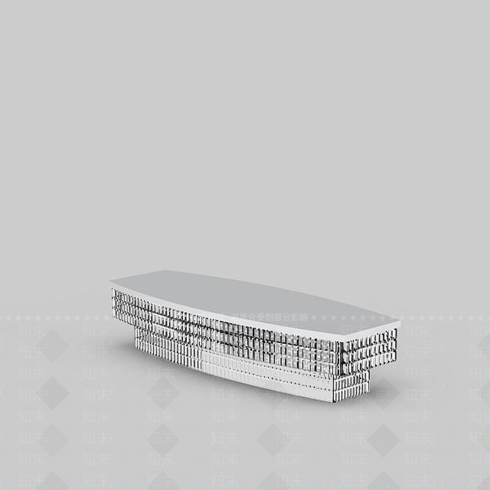 现代水晶吸顶灯3D模型下载【ID:1198226654】