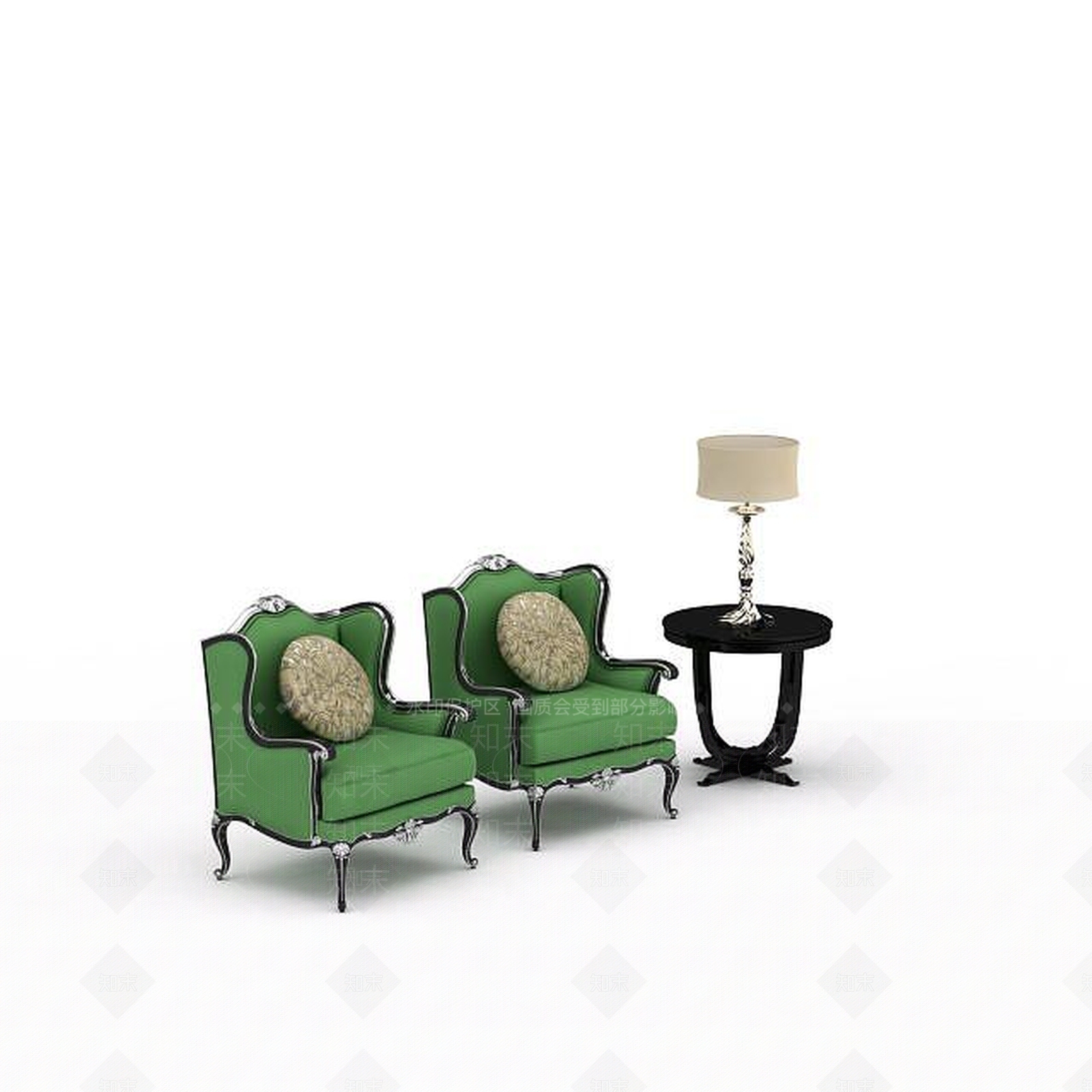 现代客厅休闲沙发3D模型下载【ID:1198229327】