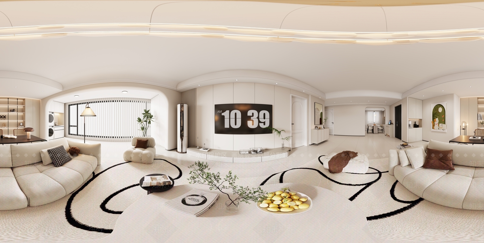 奶油客餐厅3D模型下载【ID:1198230248】