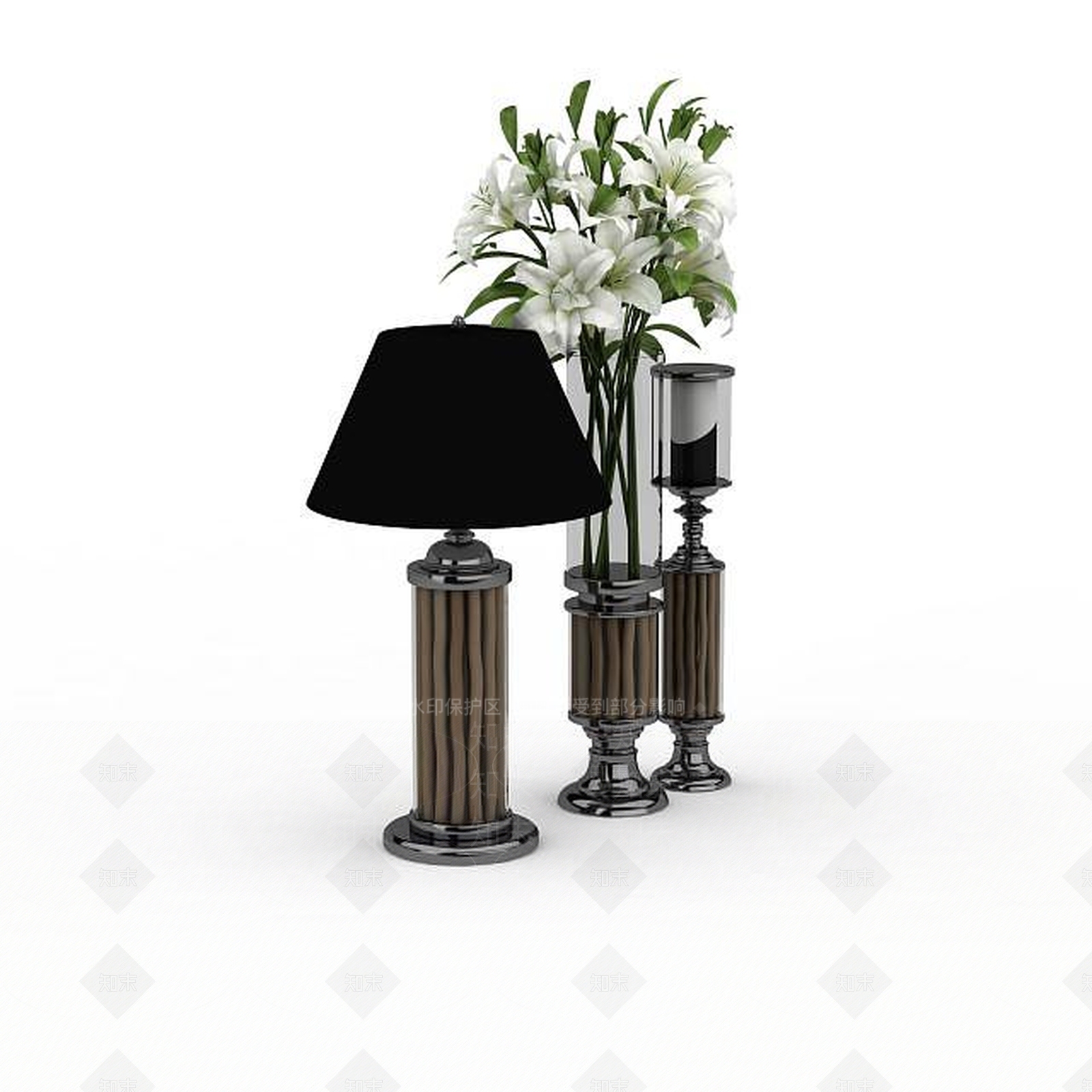 后现代陈设品3D模型下载【ID:1198230474】