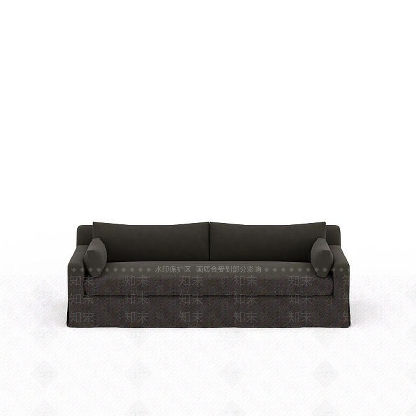 现代布艺休闲沙发3D模型下载【ID:1198231053】