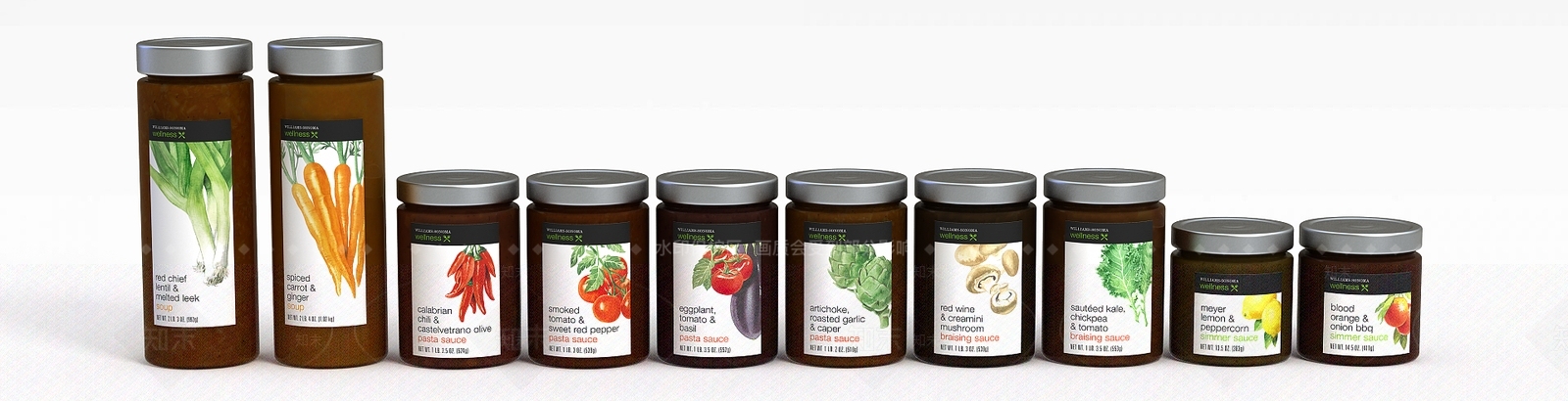 现代蔬菜酱3D模型下载【ID:1198231368】