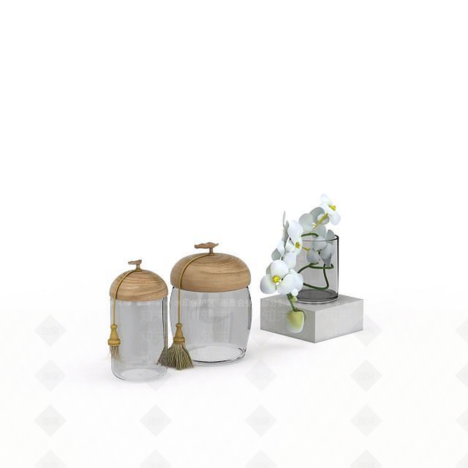 现代田园陈设品3D模型下载【ID:1198231482】