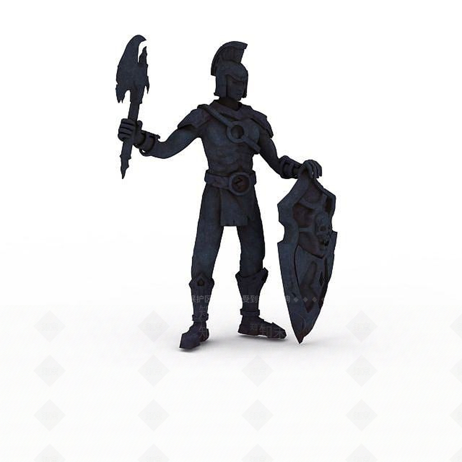 现代人物雕塑3D模型下载【ID:1198232249】