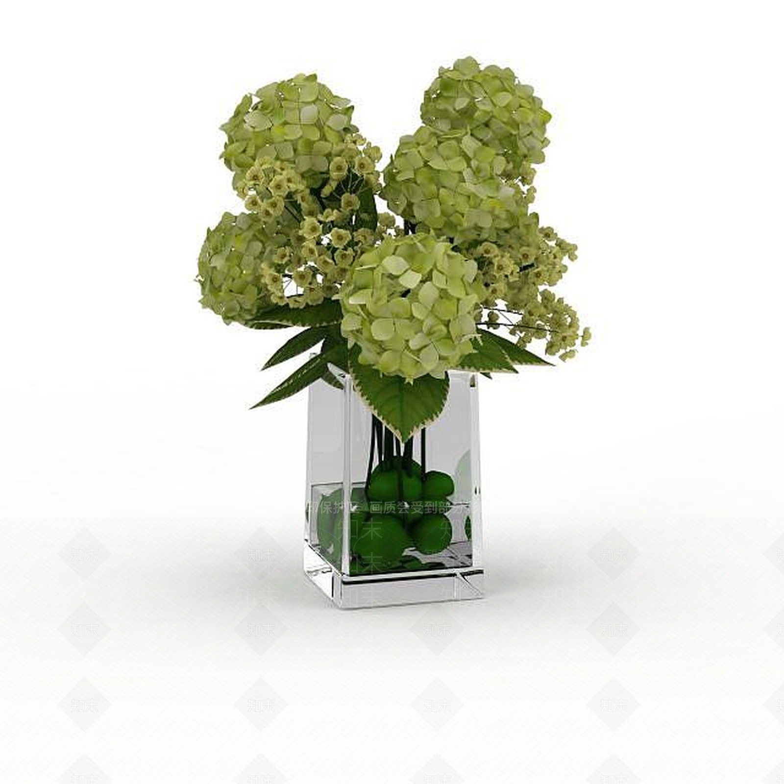 现代室内插花3D模型下载【ID:1198236622】