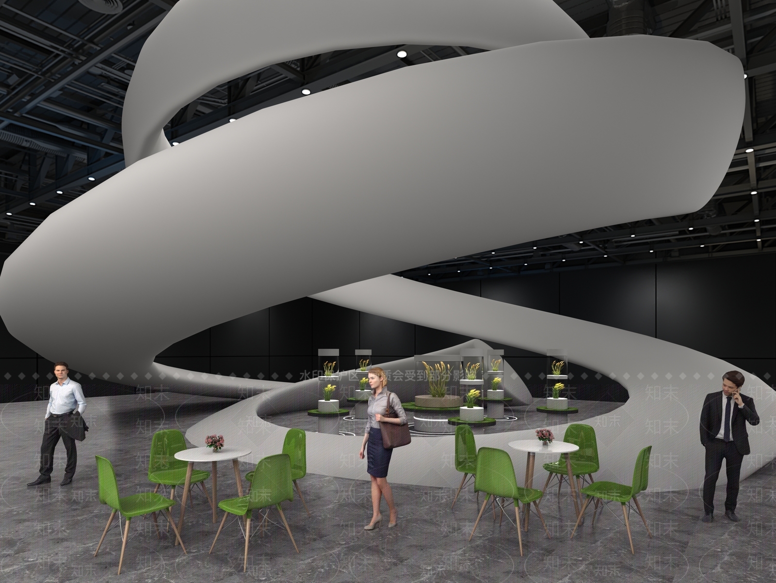 现代其他展厅3D模型下载【ID:1198241201】