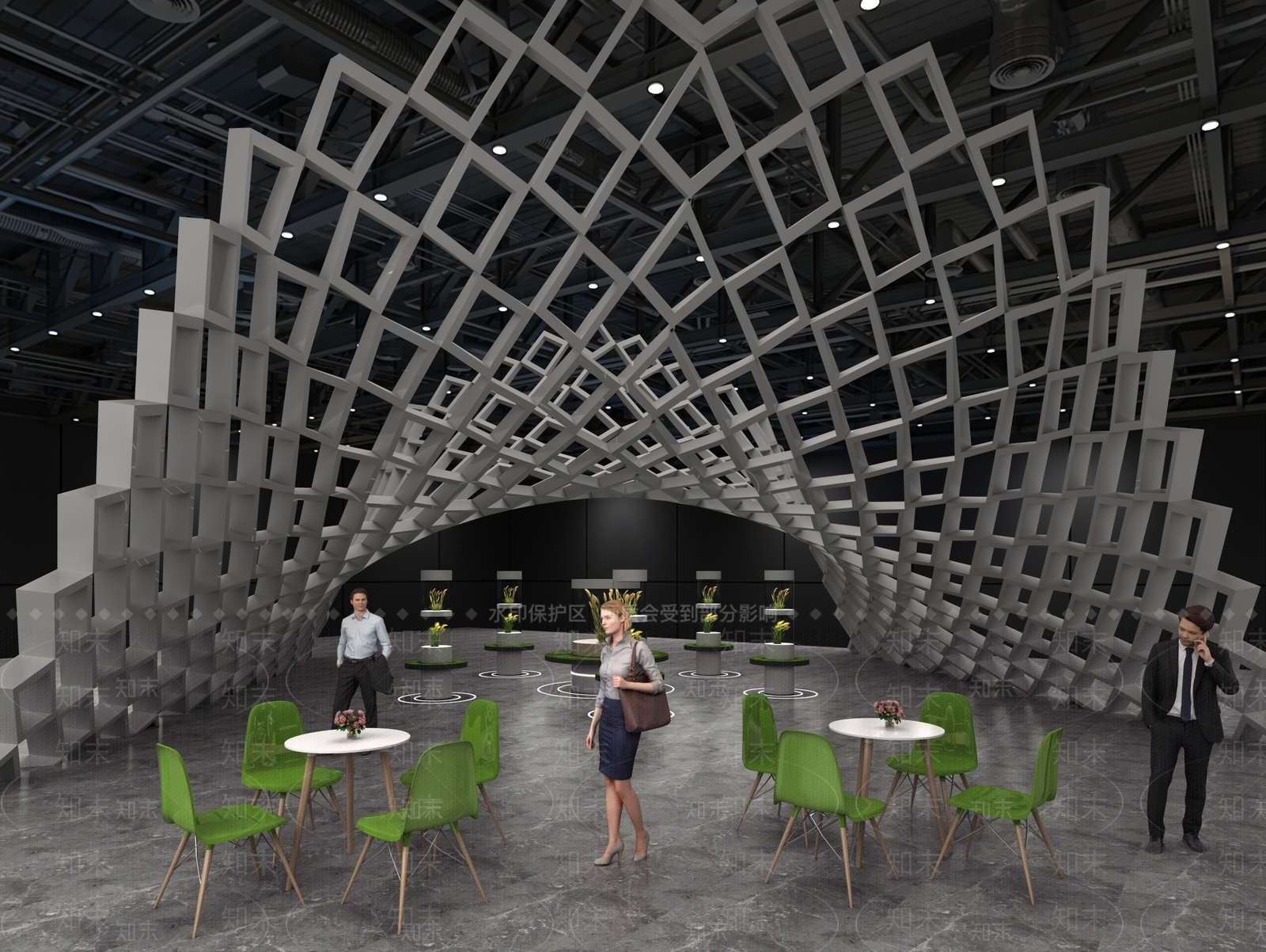 现代其他展厅3D模型下载【ID:1198241247】