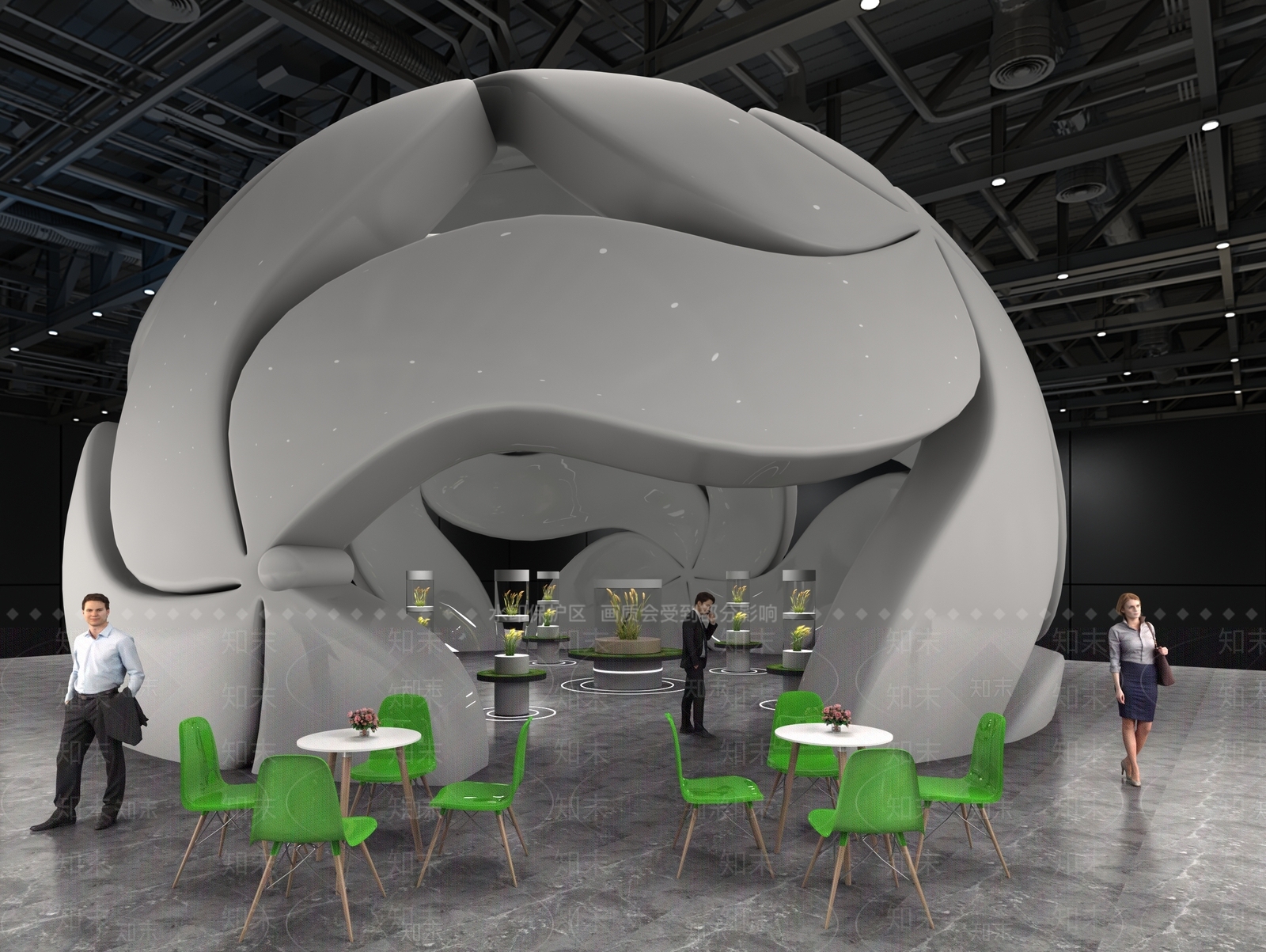 现代其他展厅3D模型下载【ID:1198241789】