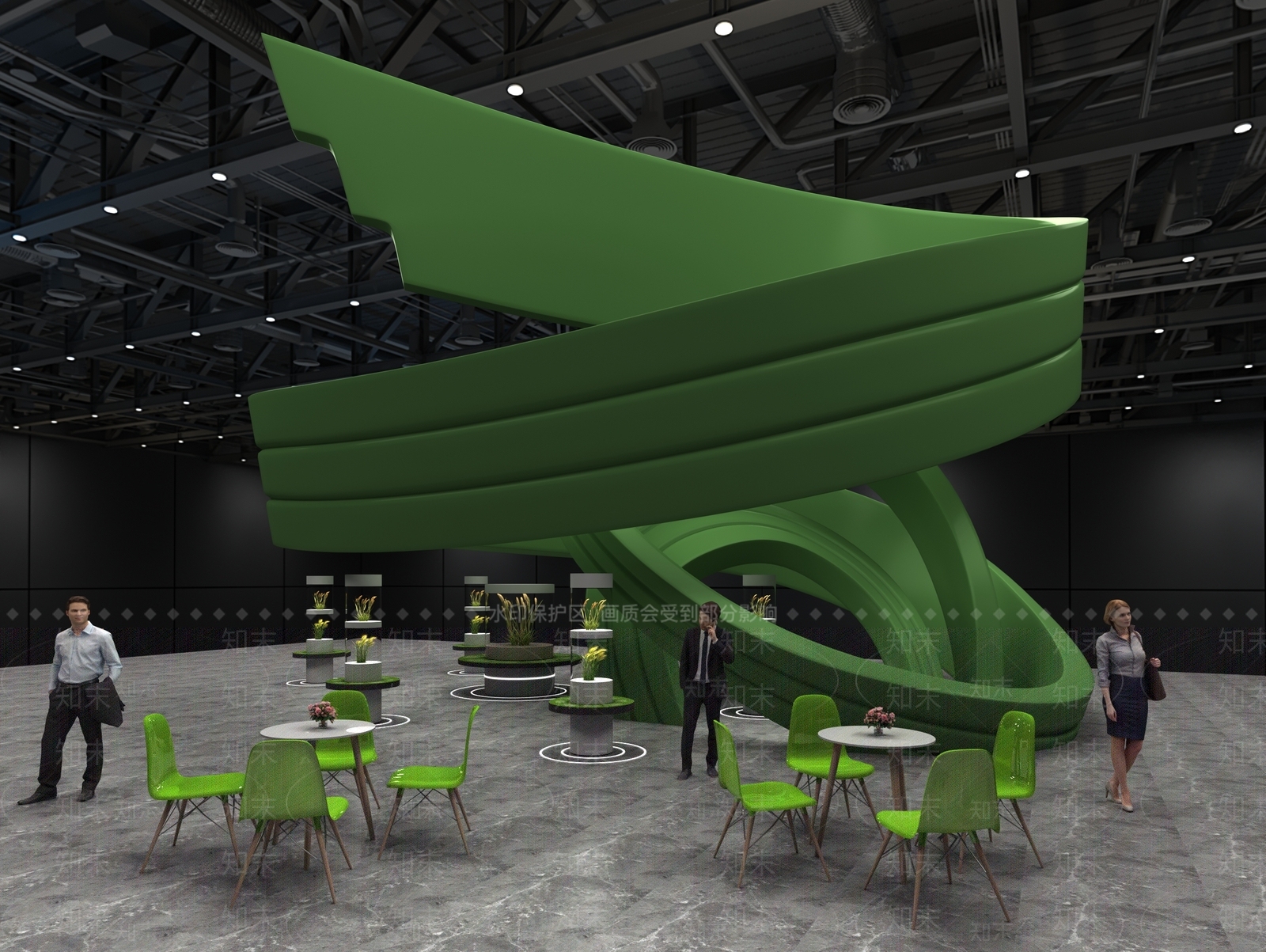 现代其他展厅3D模型下载【ID:1198242035】
