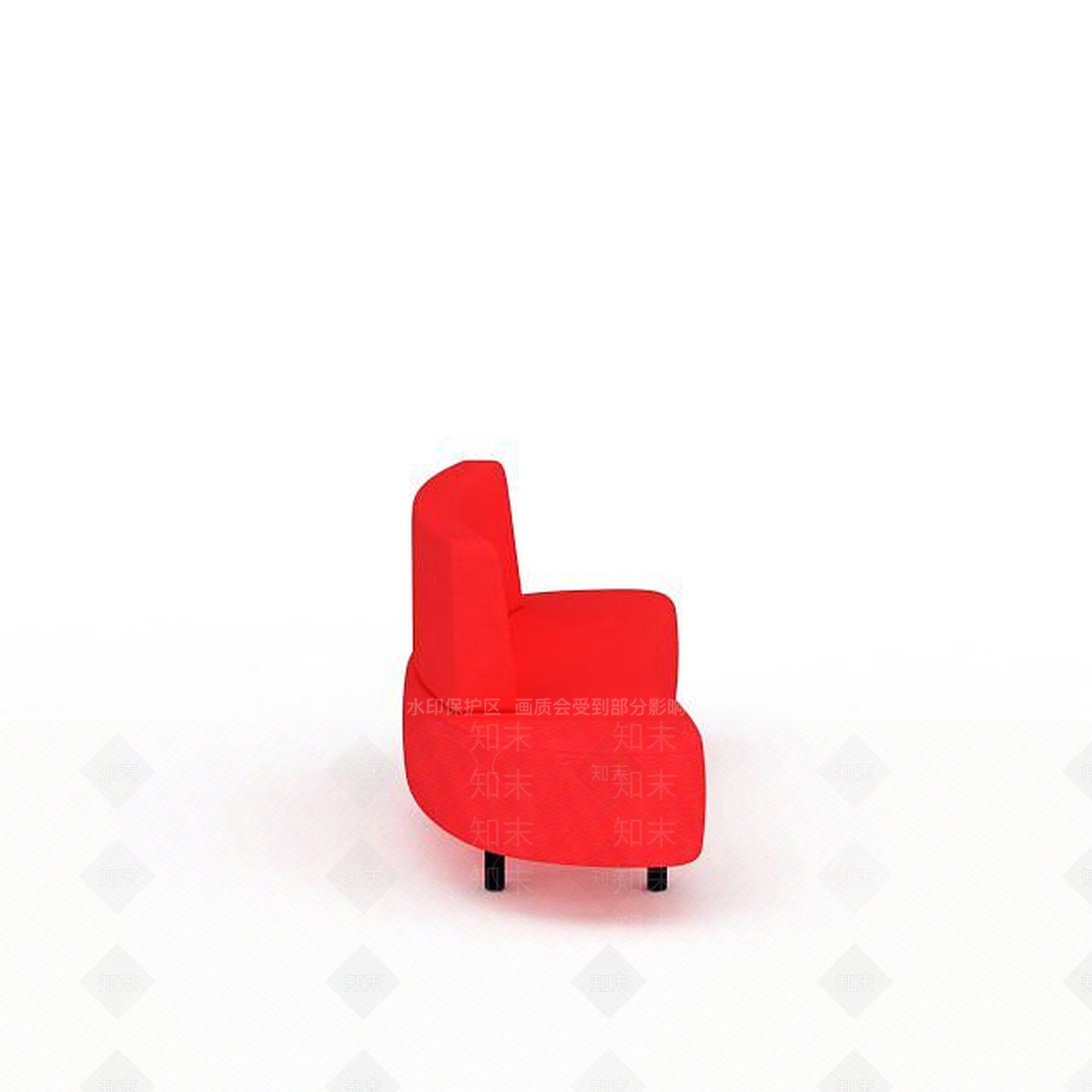 现代双人沙发3D模型下载【ID:1198252020】