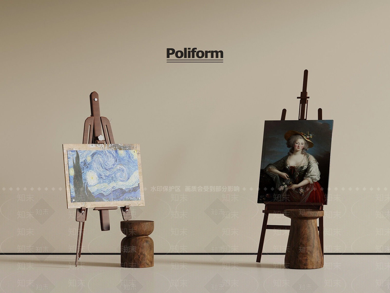 画具3D模型下载【ID:1198253858】