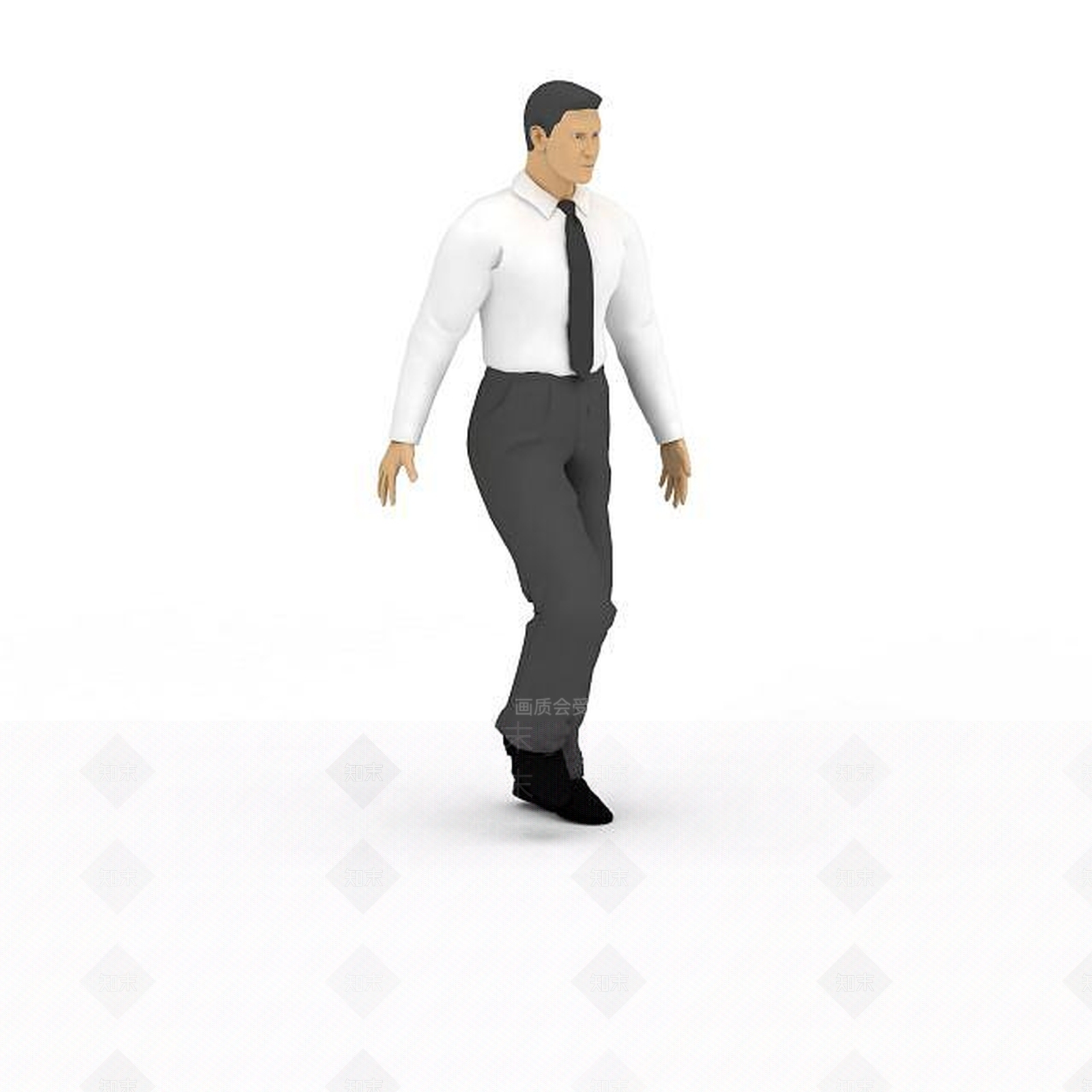 现代虚拟人物3D模型下载【ID:1199758731】