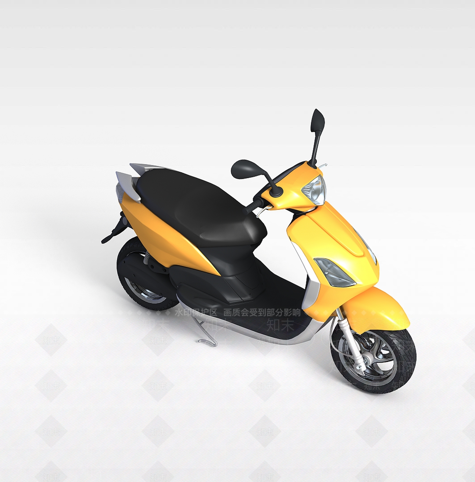 现代自行车3D模型下载【ID:1199772950】