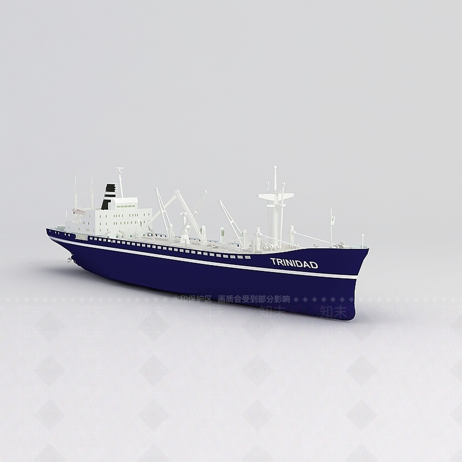 现代船3D模型下载【ID:1198255188】