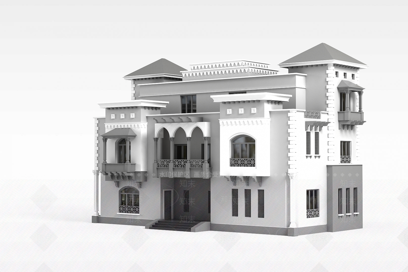 现代其他建筑外观3D模型下载【ID:1199763280】