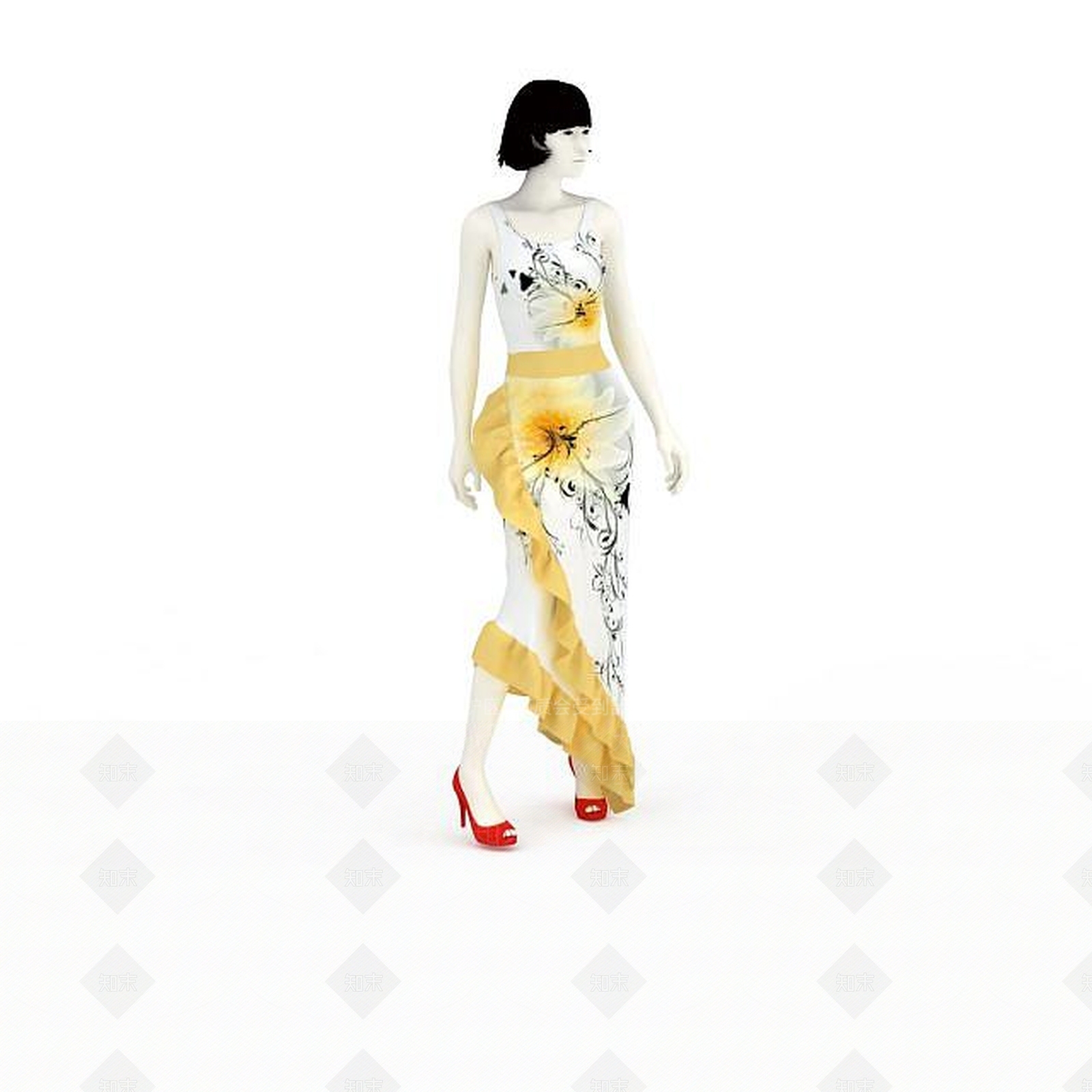 现代虚拟人物3D模型下载【ID:1198257604】