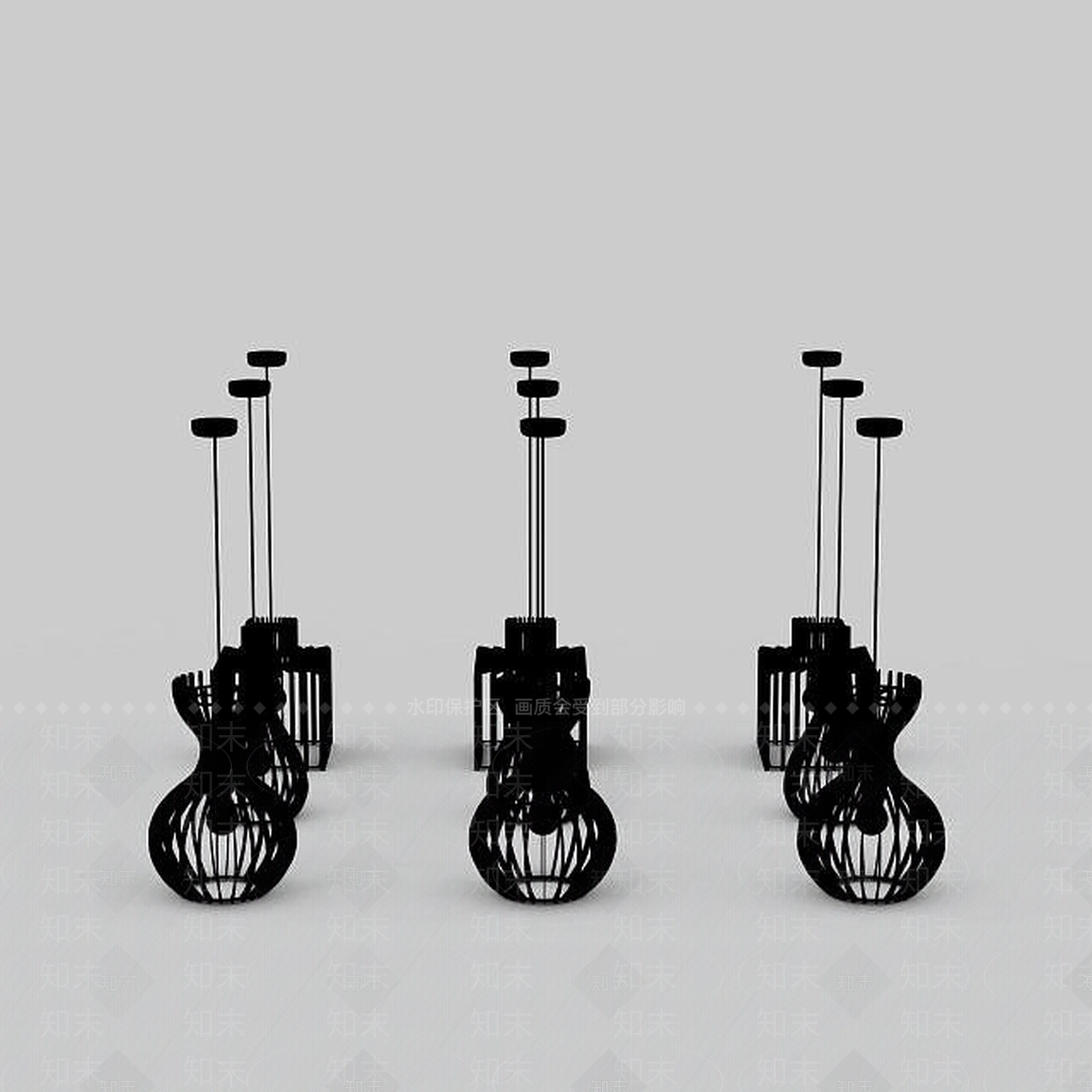 现代封闭式厨房3D模型下载【ID:1198257646】