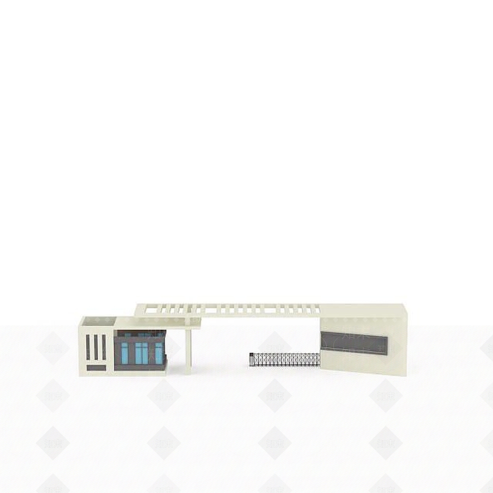 现代其他建筑外观3D模型下载【ID:1199763150】