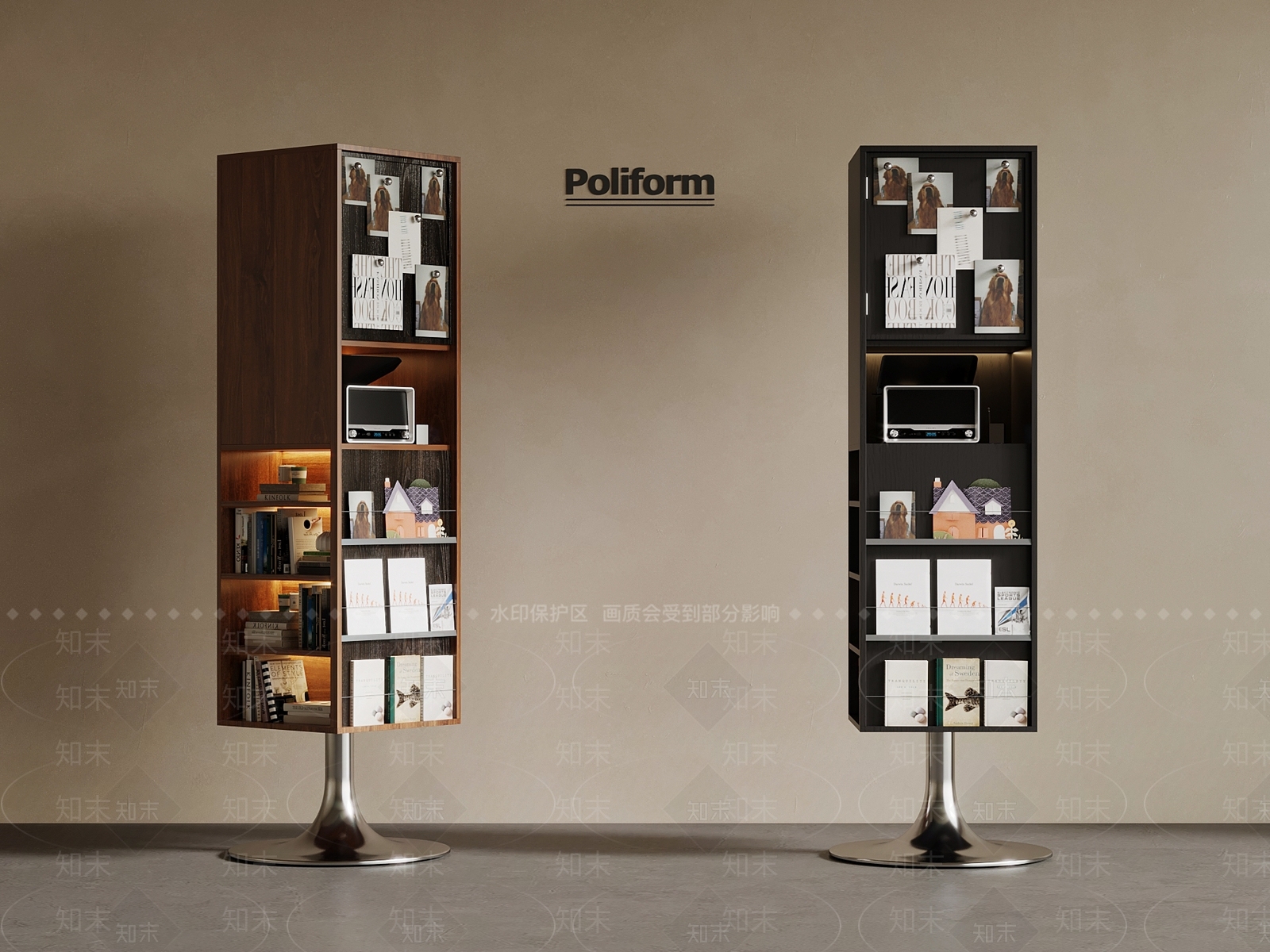 中古书架3D模型下载【ID:1198261029】