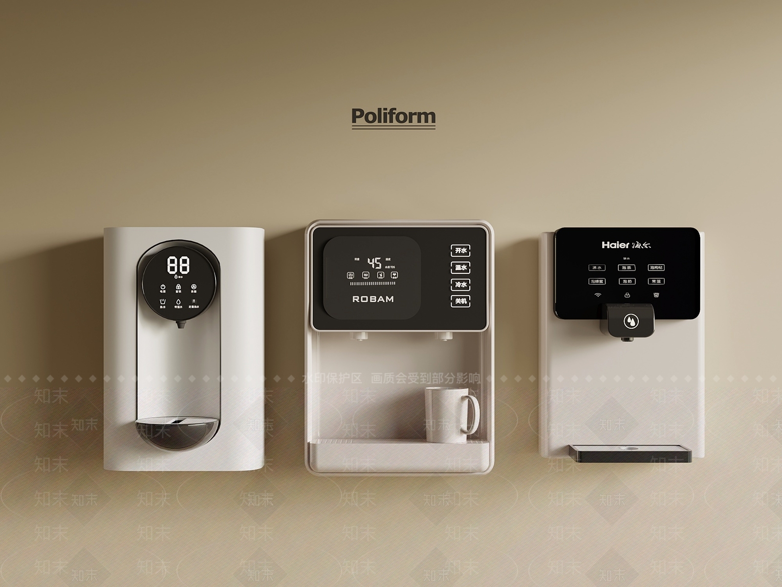 饮水机3D模型下载【ID:1198269425】