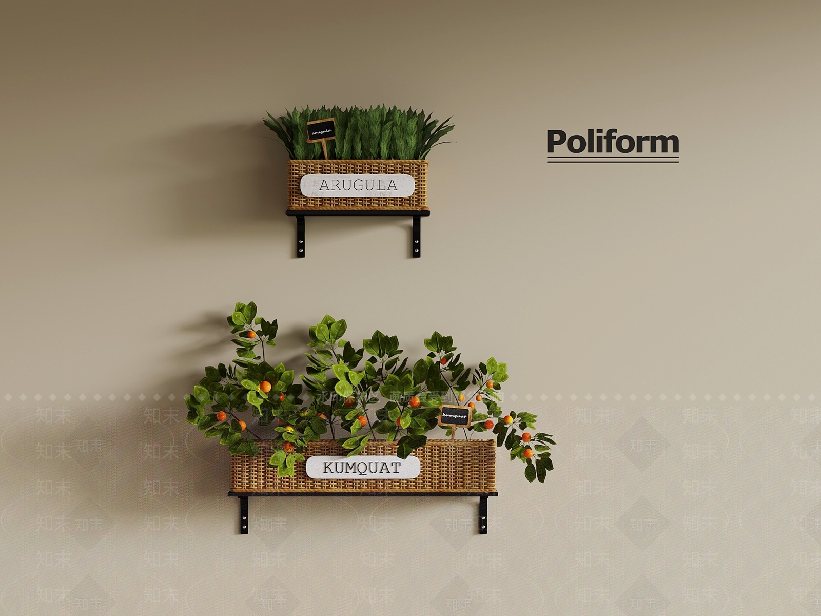 绿植墙3D模型下载【ID:1198274443】