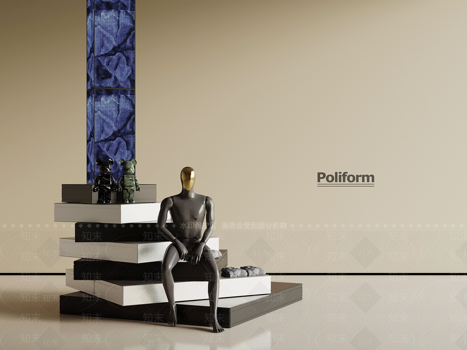 展示台SU模型下载【ID:1198277384】