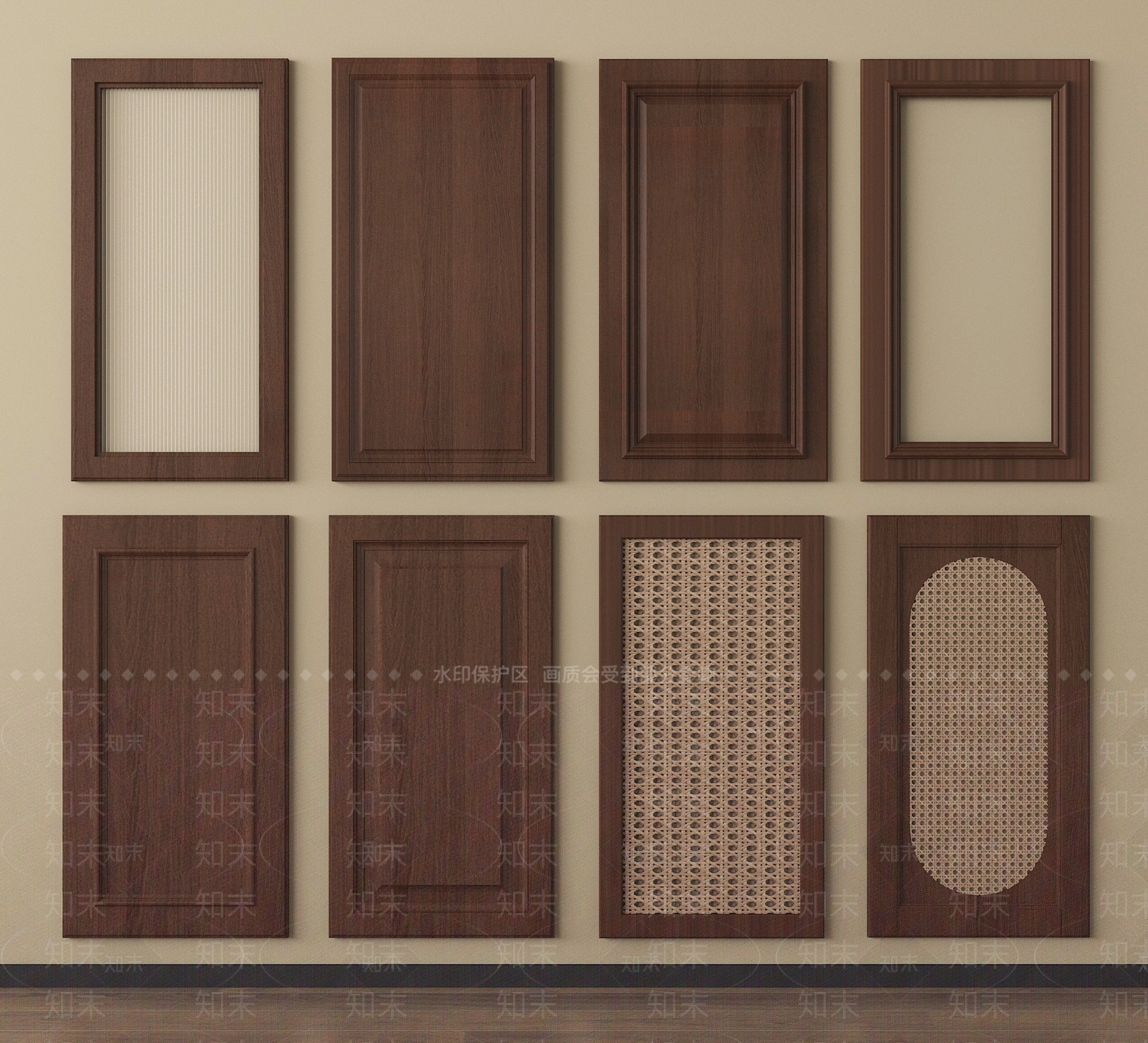 中古柜门3D模型下载【ID:1198280958】